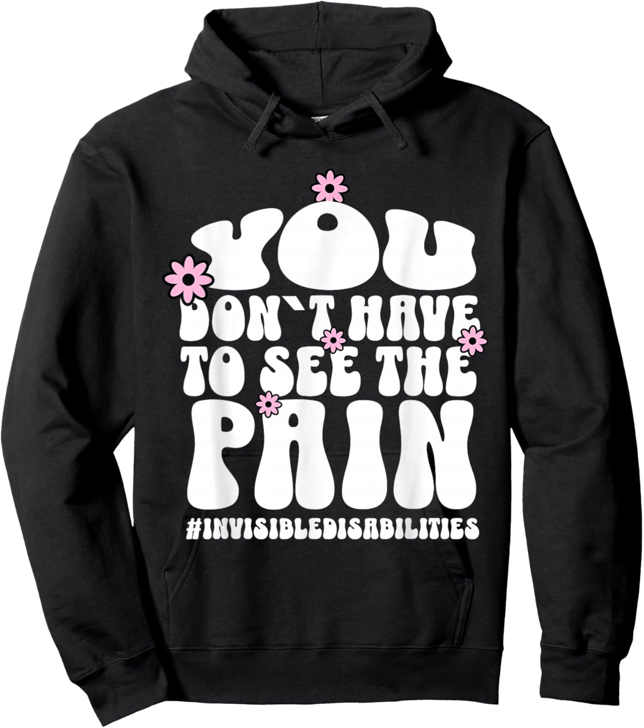 Invisible Disabilities Awareness Hoodie - Hoodie | Black