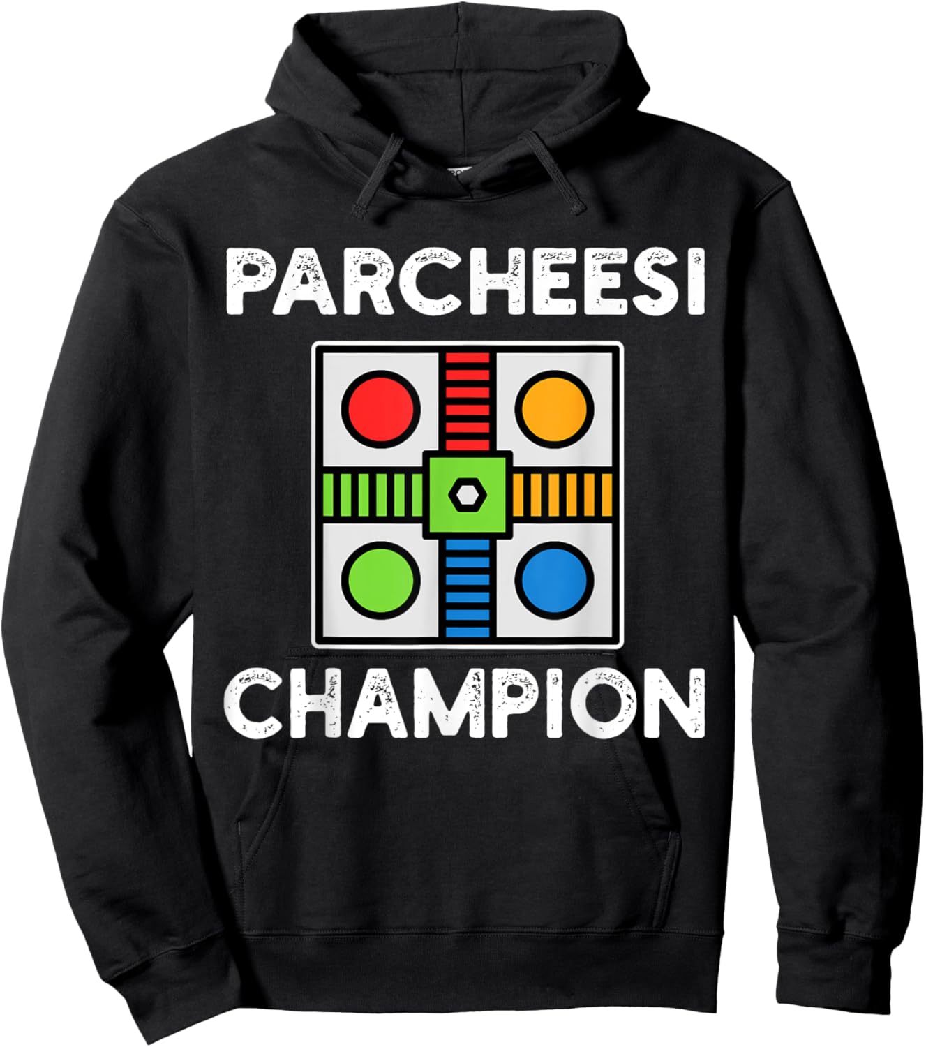 I'm A Parcheesi Champion Funny Sport Hobby Legend Hoodie - Hoodie | Black