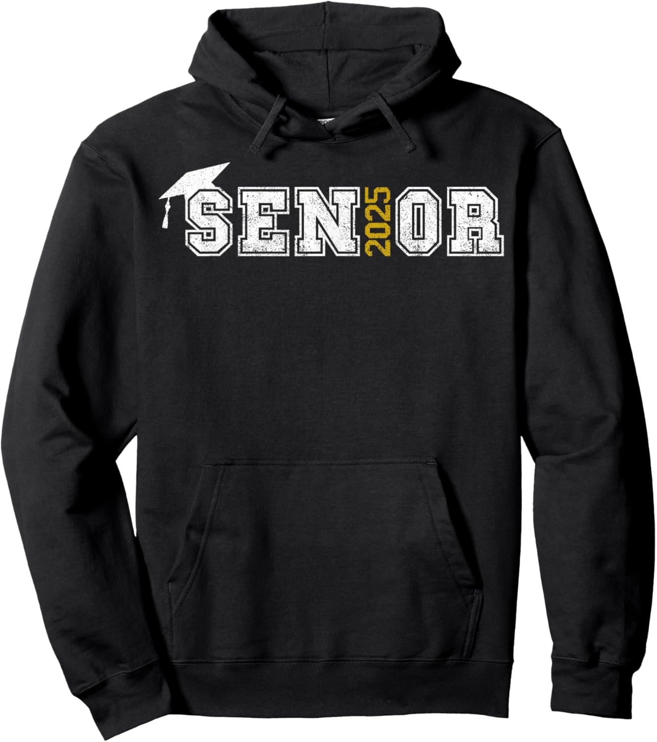 Senior Class of 2025 Graduation Graduate School 2025 Vintage Hoodie - Hoodie | Black
