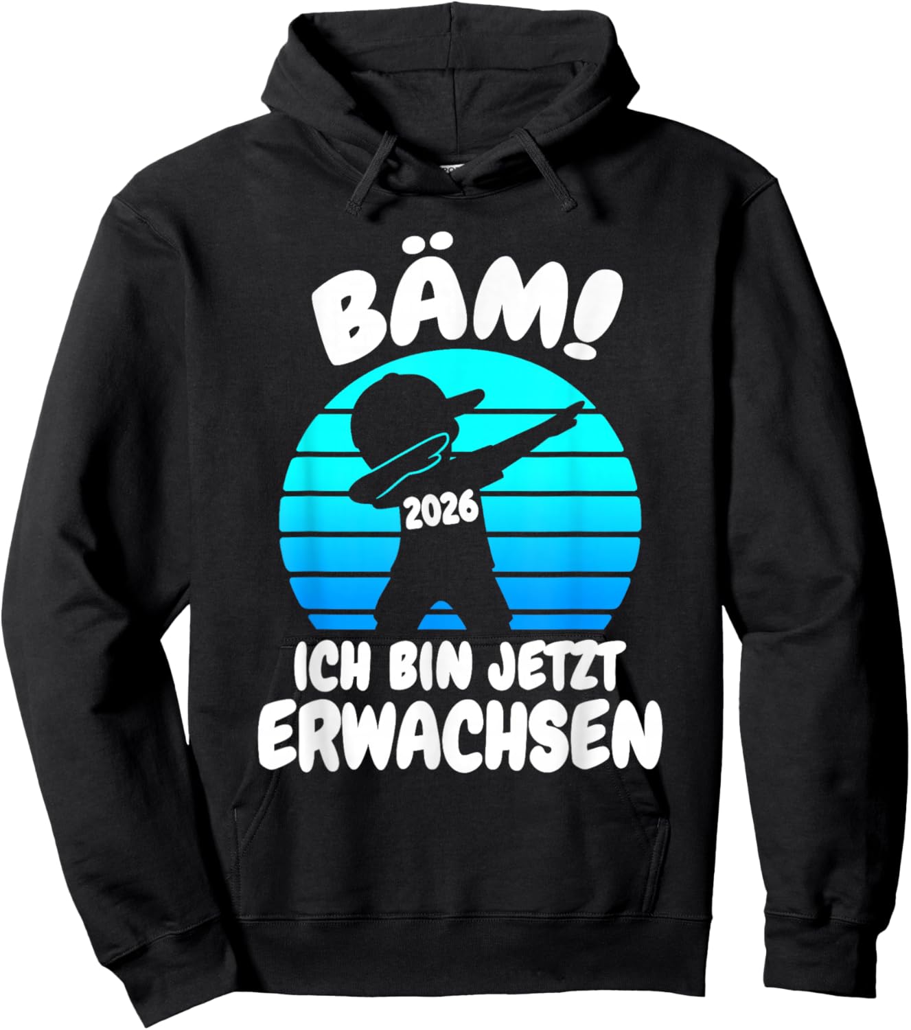 Bäm! Erwachsen Dabbing Boy 2026 Jugendweihe 2026 Hoodie - Hoodie | Black