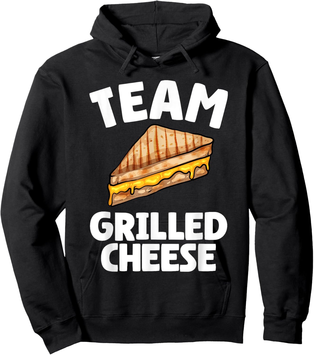 Grilled Cheese Design Women Grilled Cheese Sandwich Hoodie - Hoodie | Black