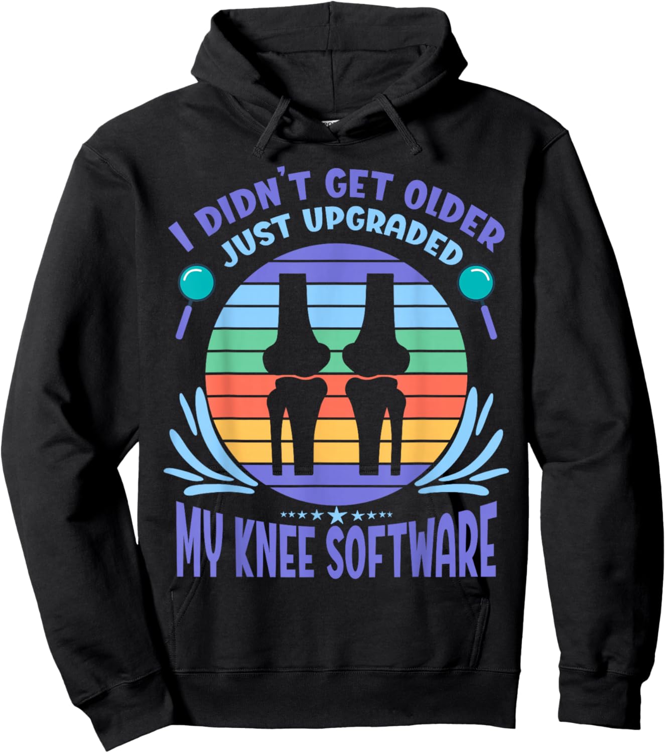 Bionic Knee Just Upgraded My Knee Software New Knee Hoodie - Hoodie | Black