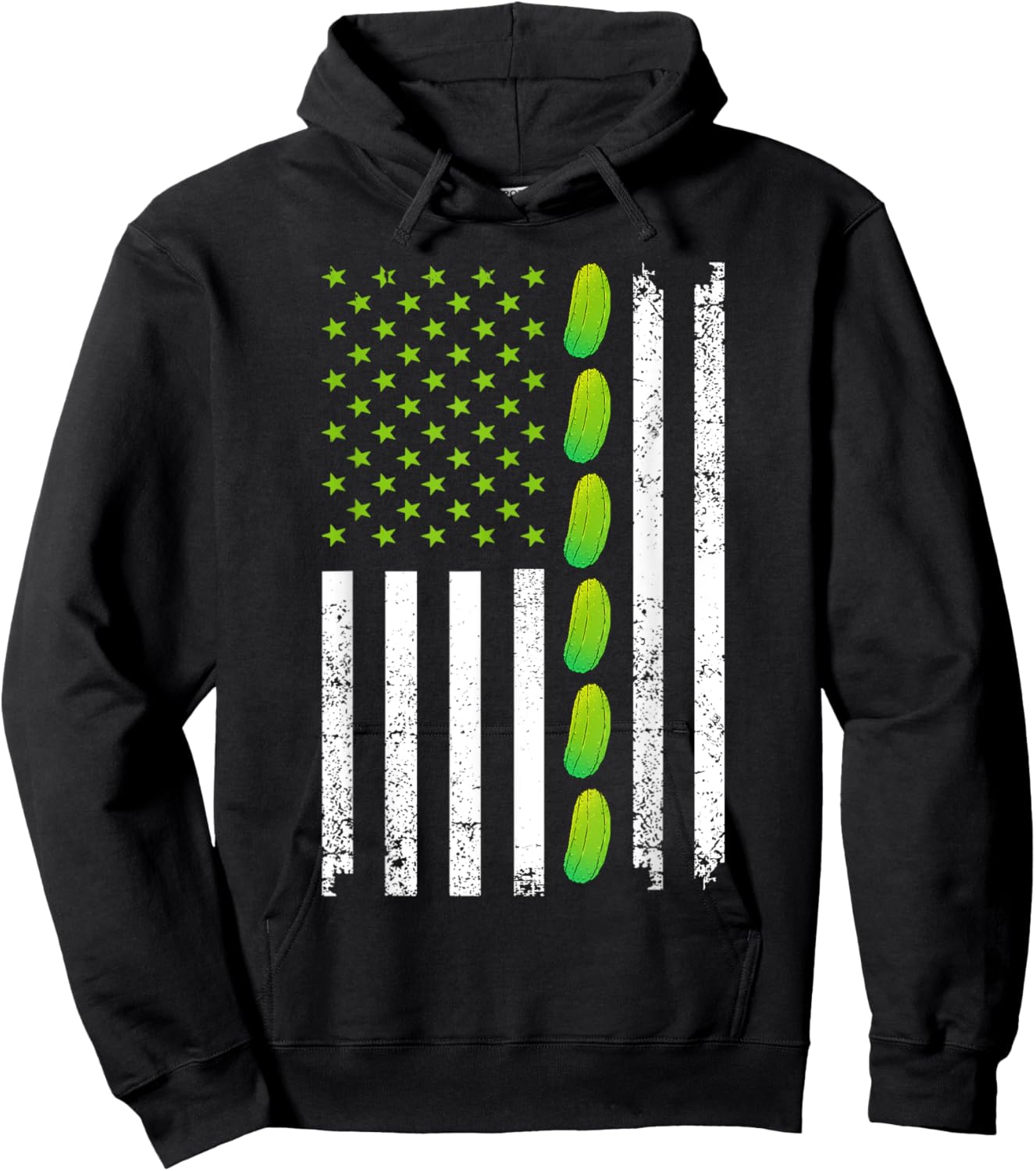 Cool Pickle Art Women Kids Gag Dill Pickle Costume Hoodie - Hoodie | Black