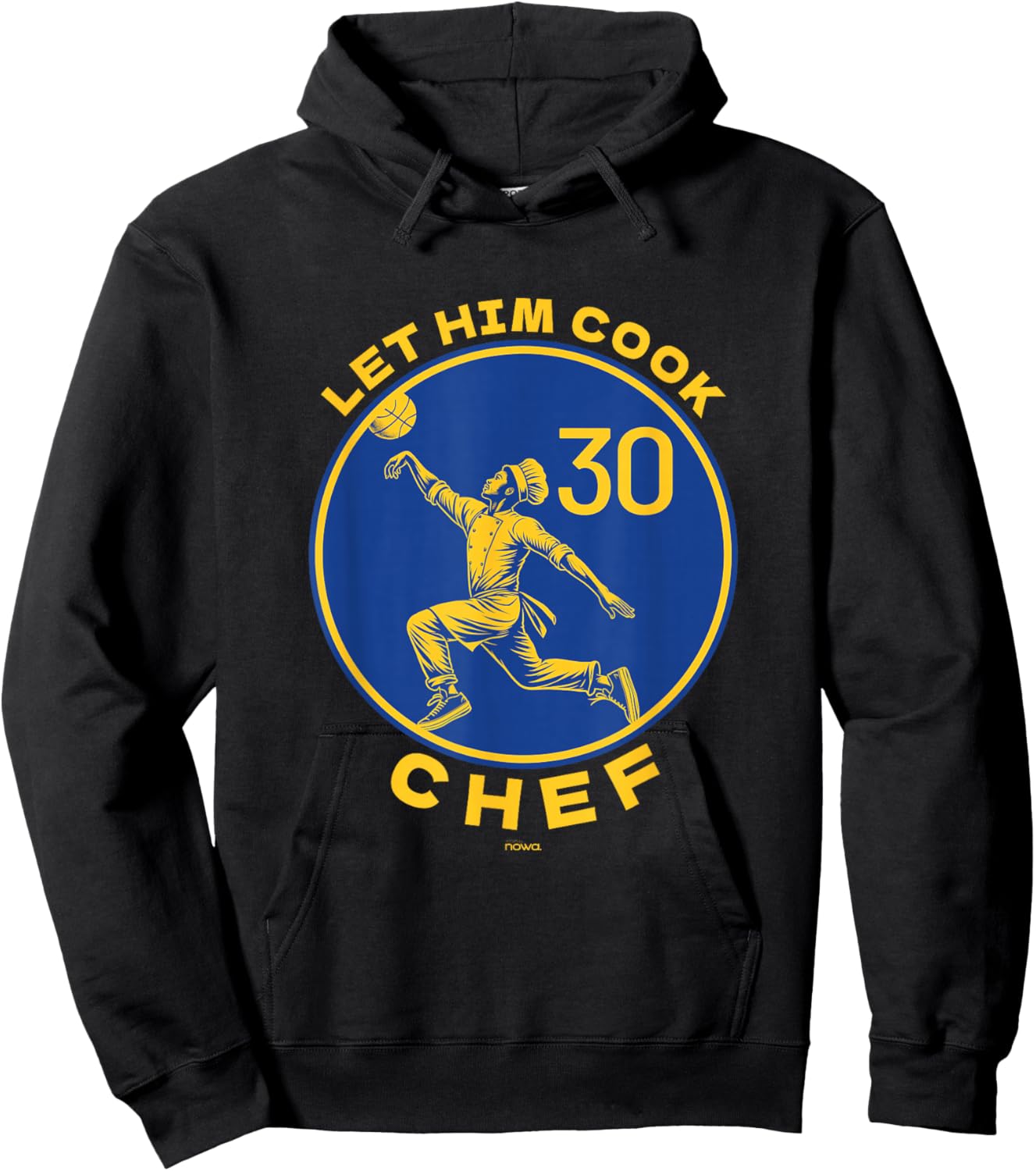 Let the Chef Cook Funny Basketball Court Legend Motivation Hoodie - Hoodie | Black