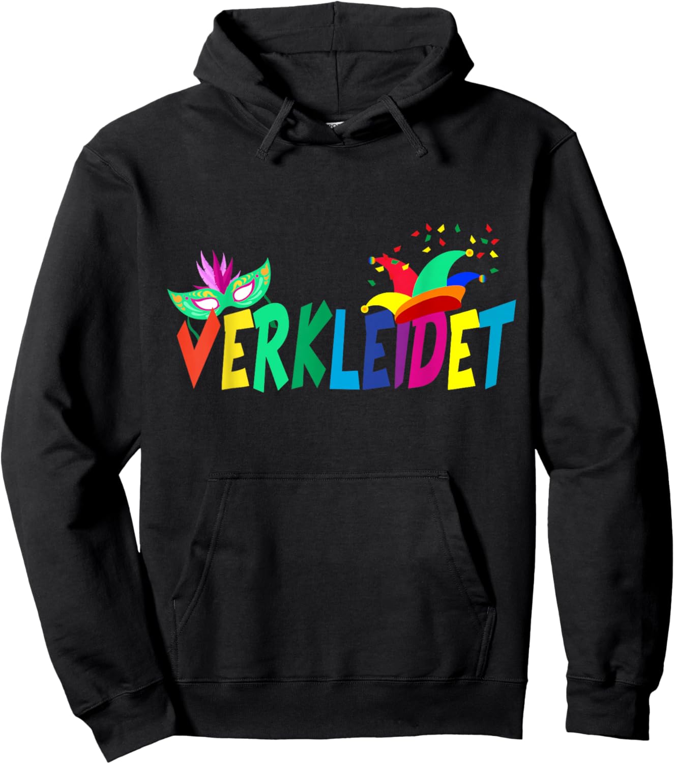 Carnival Costume Replacement Partner Outfit Saying Dressed Couple Hoodie - Hoodie | Black
