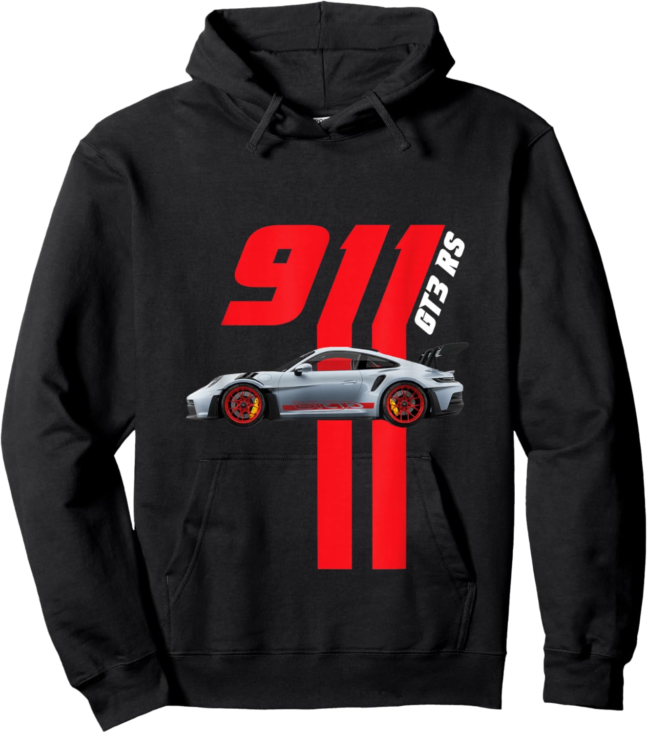 Iconic Racing car 911 GT3 RS, Meme Coin, Motorsport SE Hoodie - Hoodie | Black