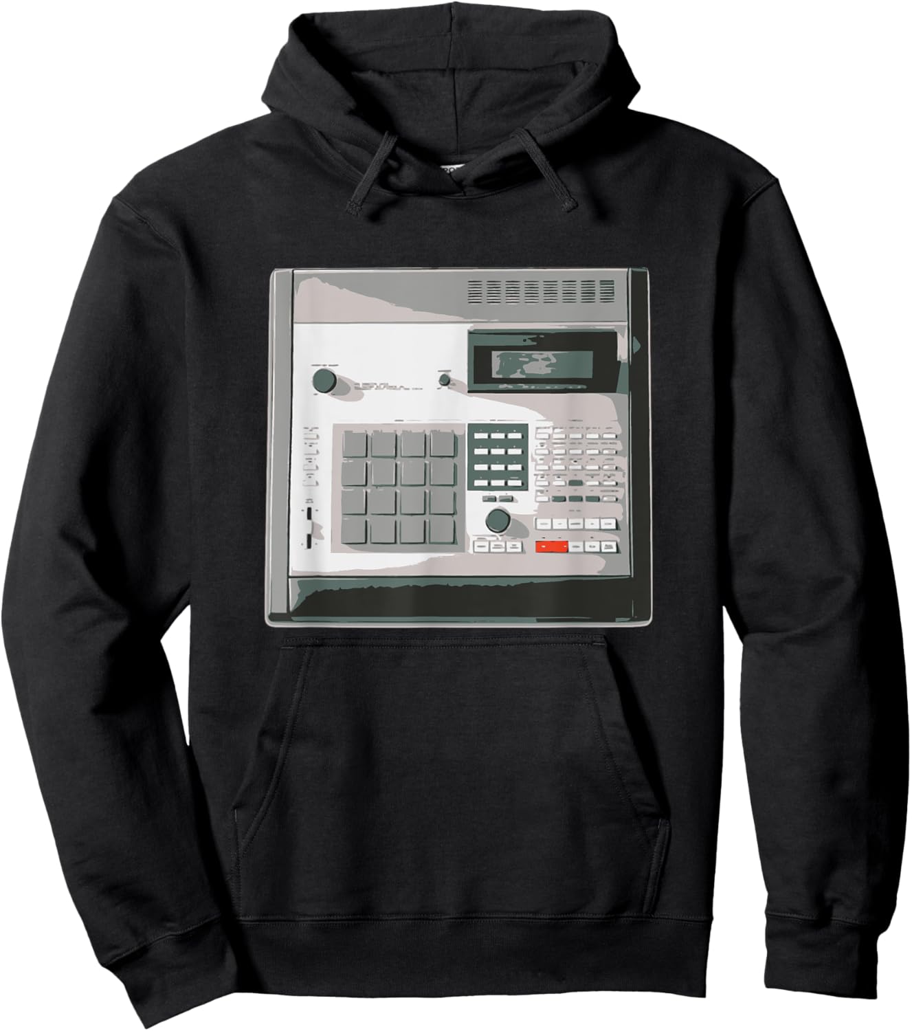 Retro Music Producer Hip Hop MPC Hoodie - Hoodie | Black