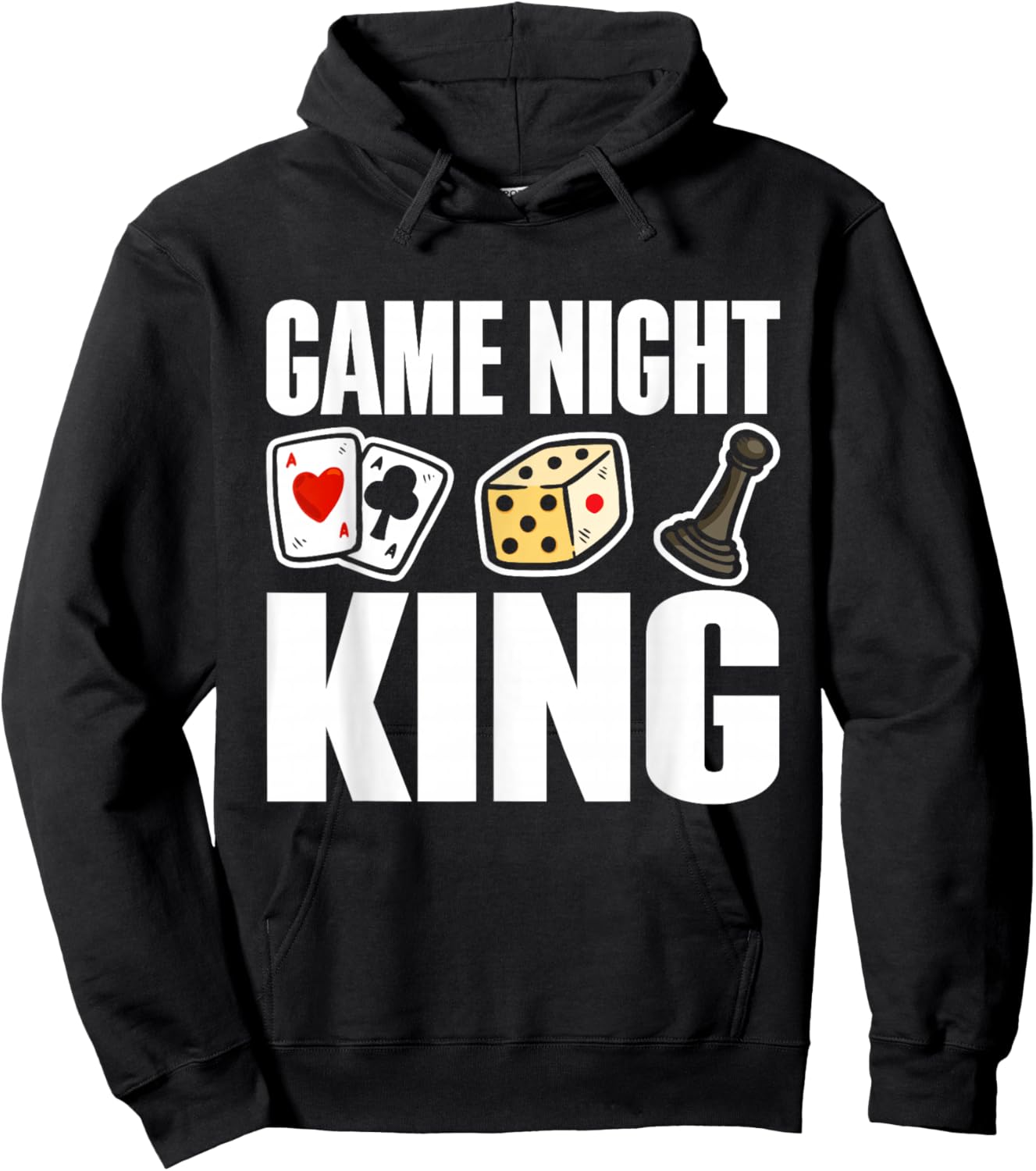 Game Night King Game Night Hoodie - Hoodie | Black