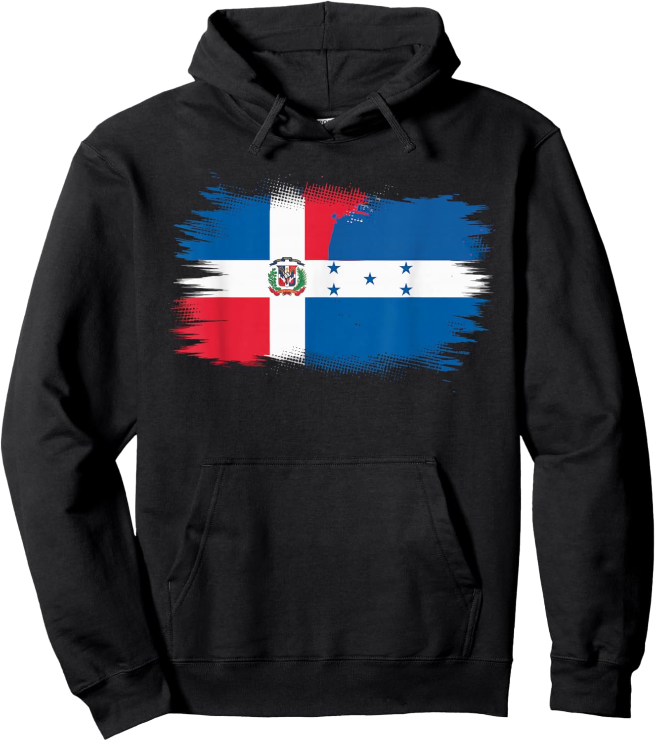 Half Dominican Half Honduran Dominican Republic Honduras Hoodie - Hoodie | Black