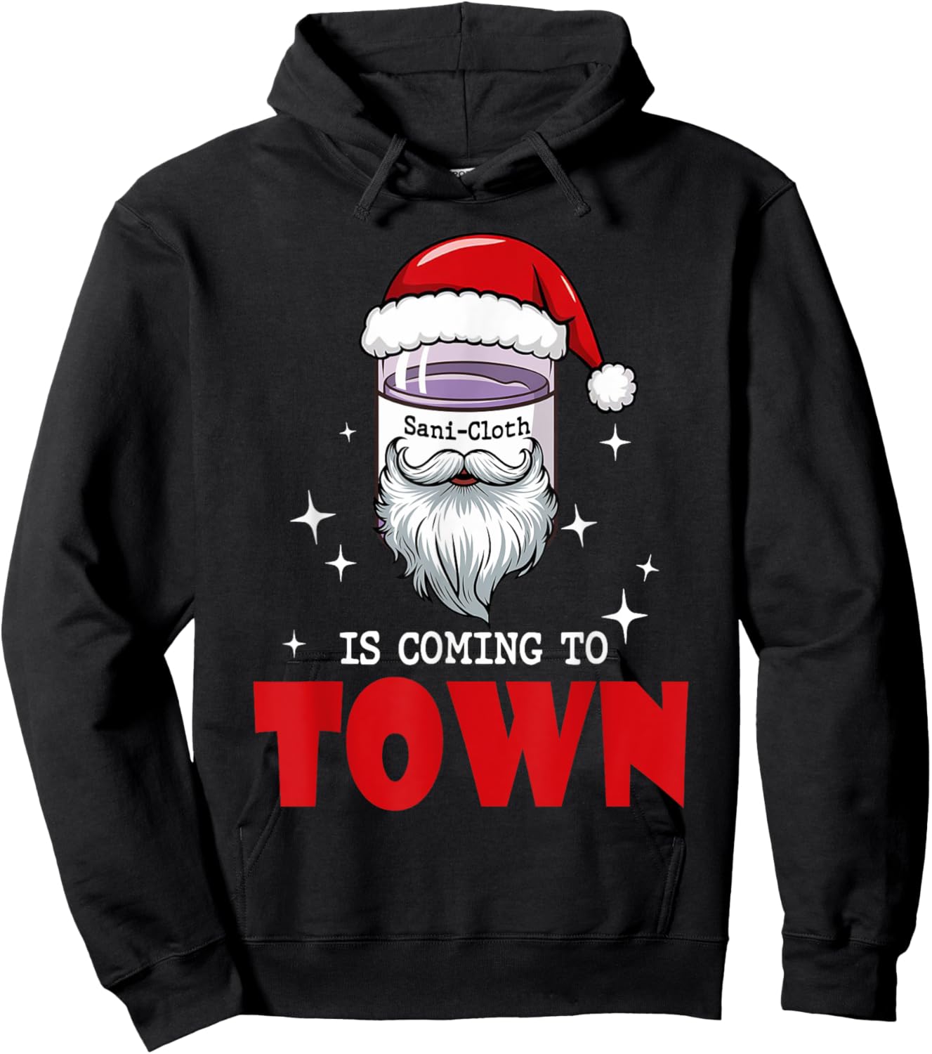 Funny Christmas Nurse Aide Rn Aid Tech Medical Assistant Hoodie - Hoodie | Black