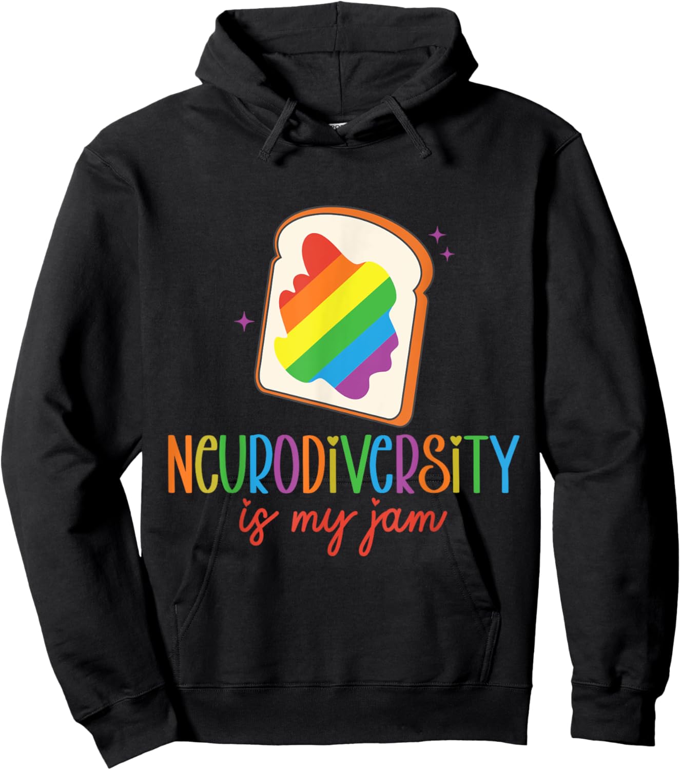 Neurodiversity Is My Jam Autism Awareness Hoodie - Hoodie | Black