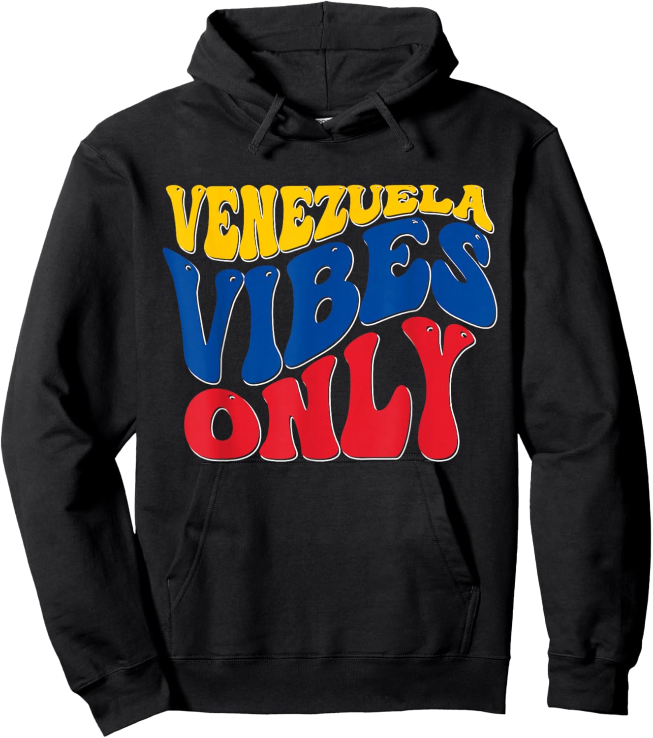 Venezuela Vibes Only Hispanic Heritage Venezuelan Hoodie - Hoodie | Black