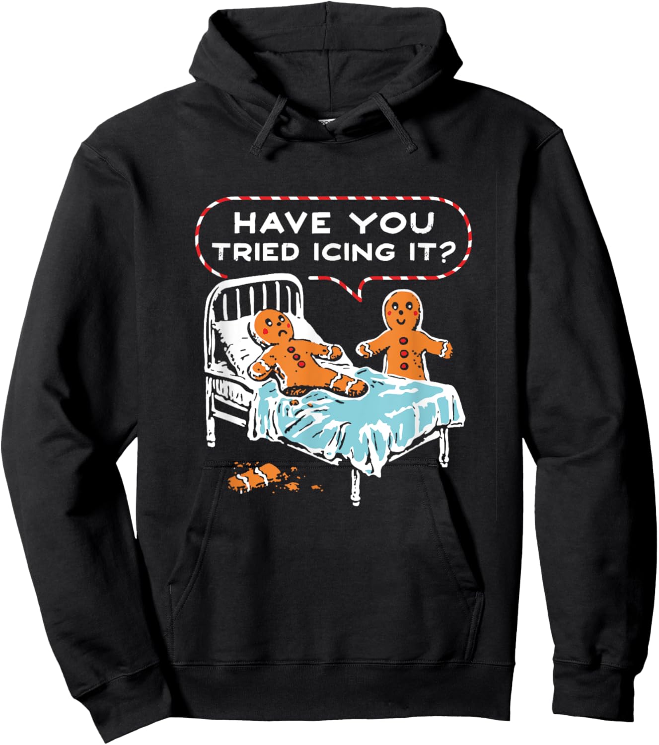 Funny Christmas Have You Tried Icing It Hoodie - Hoodie | Black