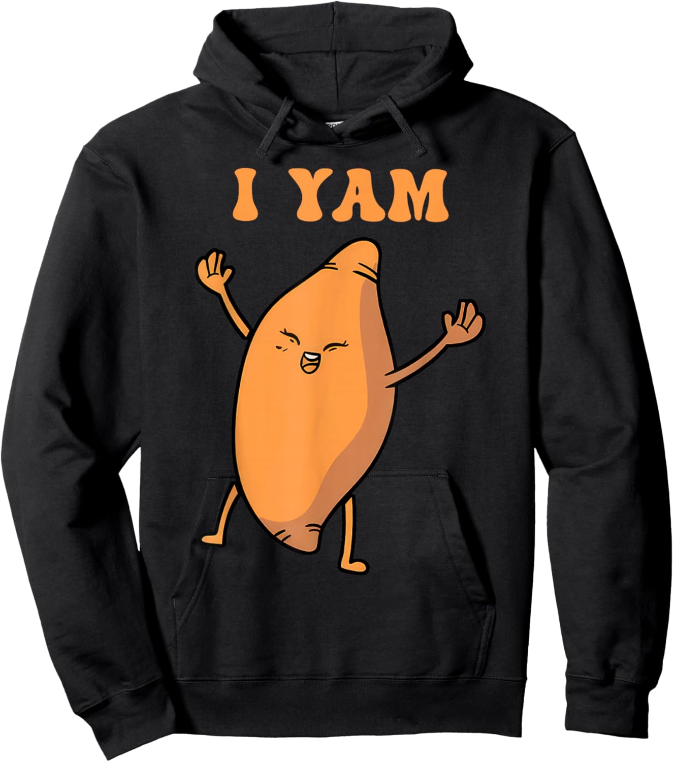 Thanksgiving Matching Couple She's My Sweet Potato I Yam Hoodie - Hoodie | Black