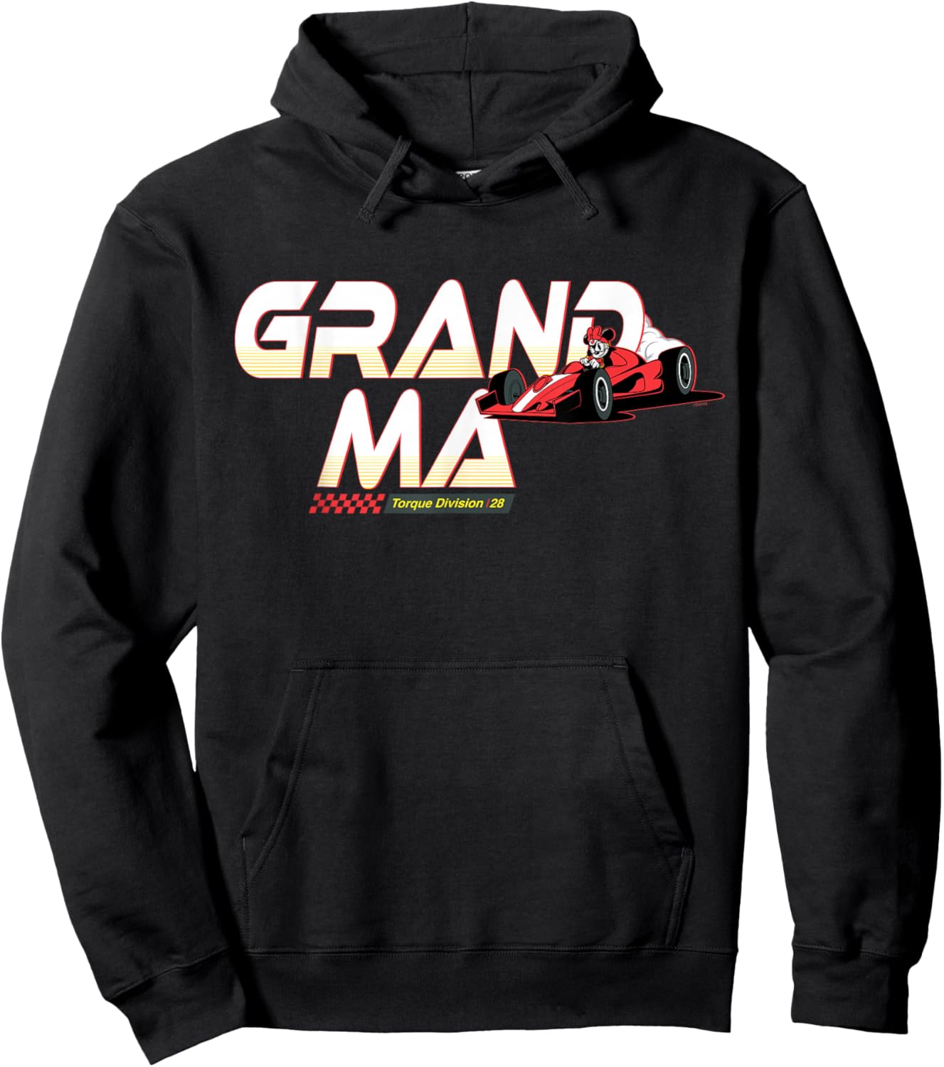 Disney Racing Grandma Family Trip Race Car Vacation Matching Hoodie - Hoodie | Black