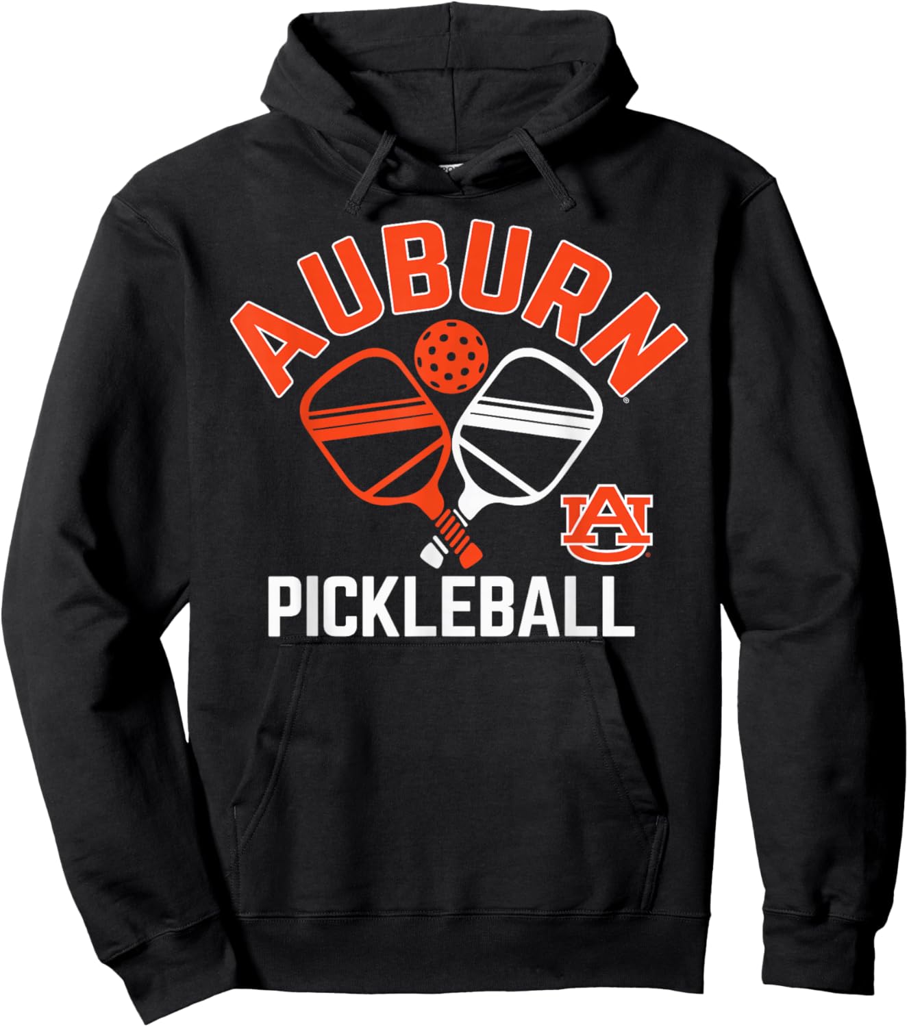 Auburn Tigers Pickleball Navy Officially Licensed Hoodie - Hoodie | Black