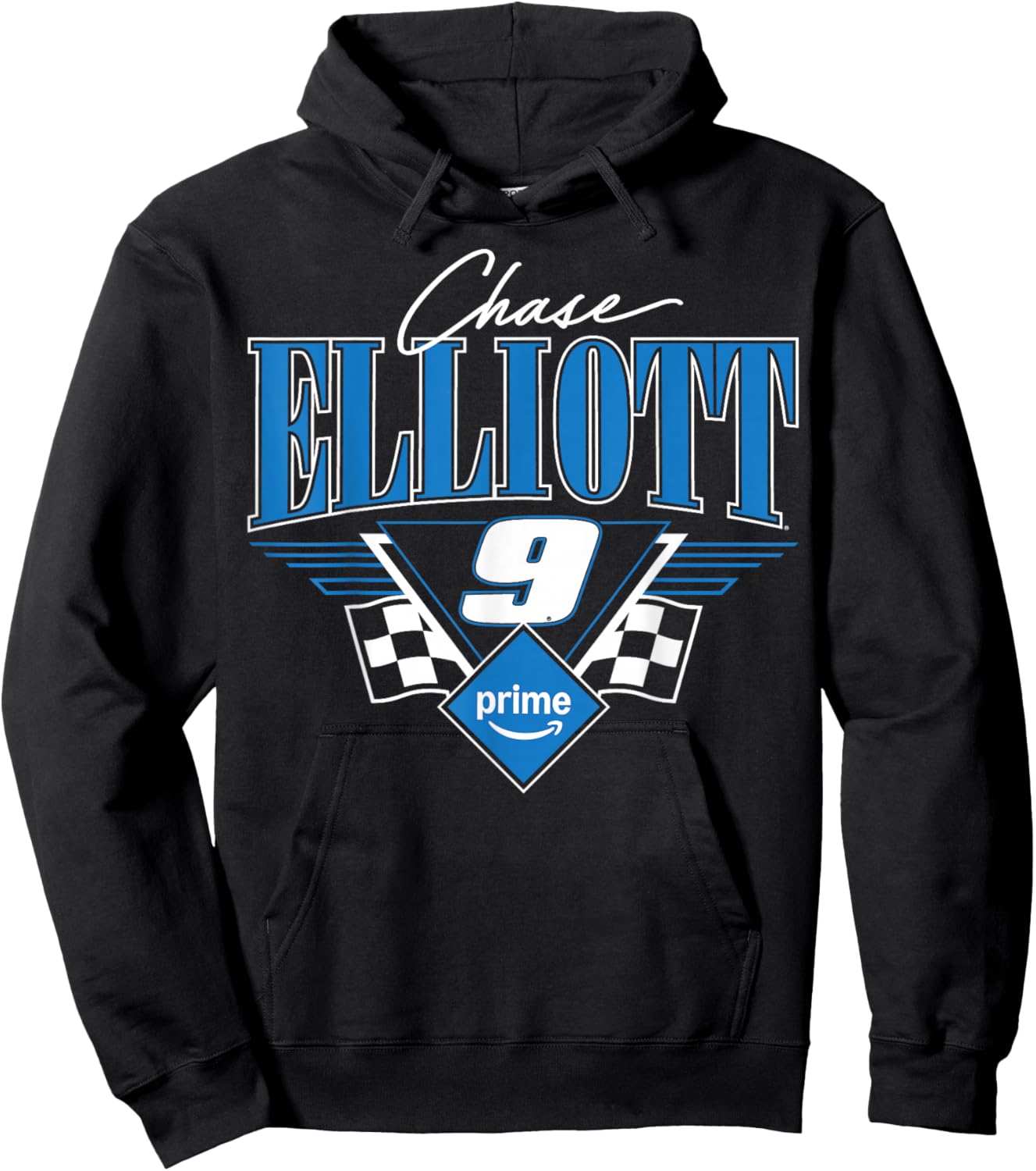 NASCAR - Chase Elliott #9 Prime Wings - Hendrick Motorsports Hoodie - Hoodie | Black