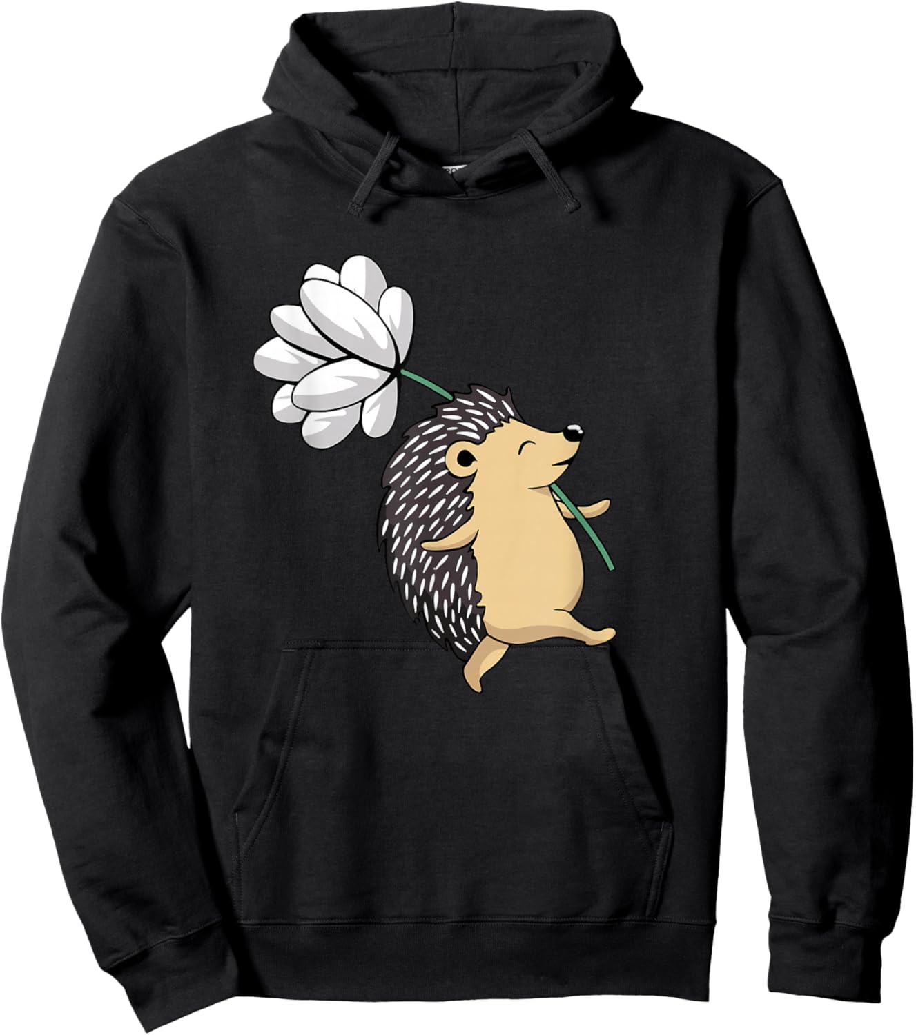 Kids Hedgehog Shirt for Boys Or Girls | Cute Hedgehog Gift Hoodie - Hoodie | Black