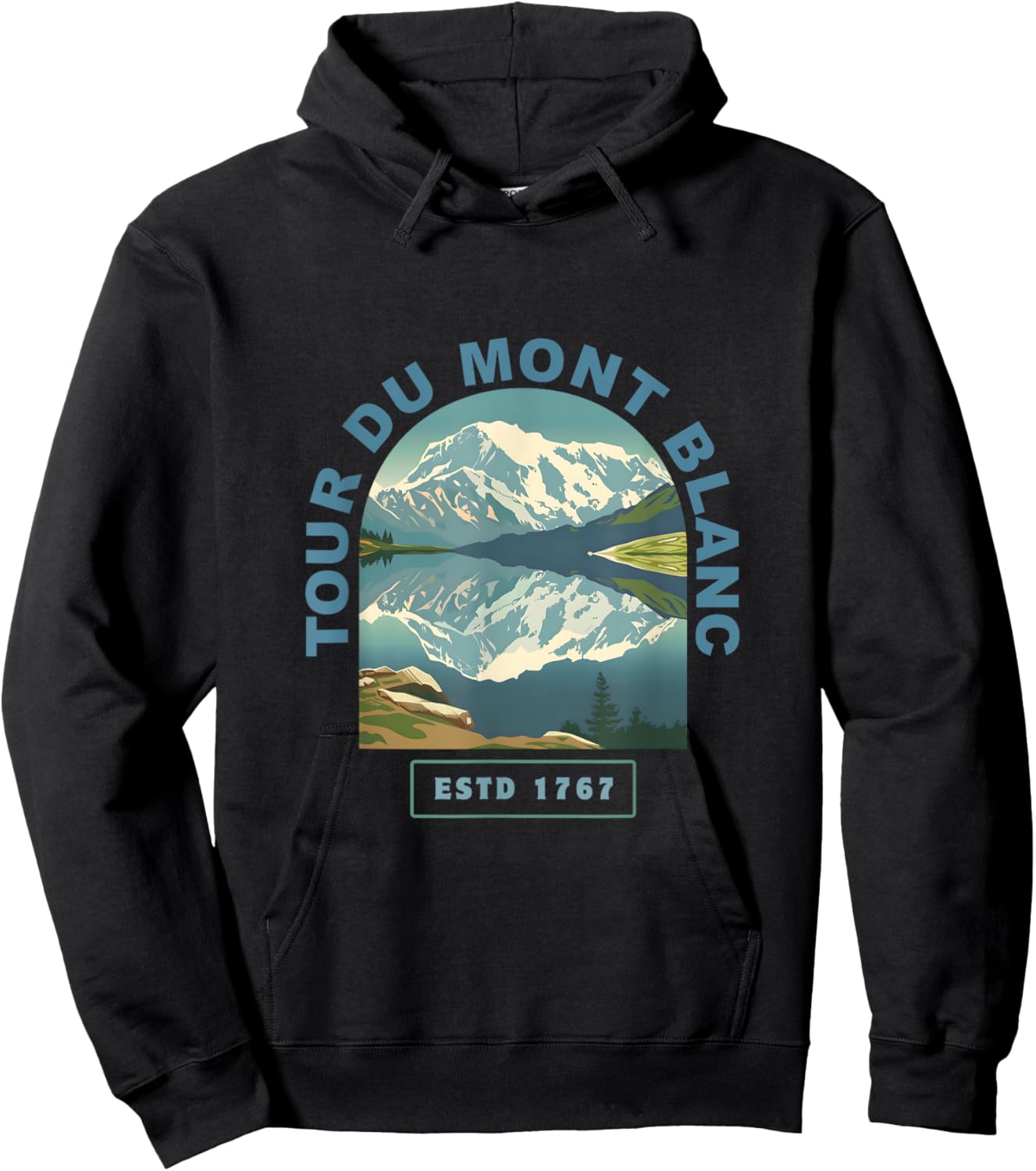 Tour du Mont Blanc Hoodie - Hoodie | Black