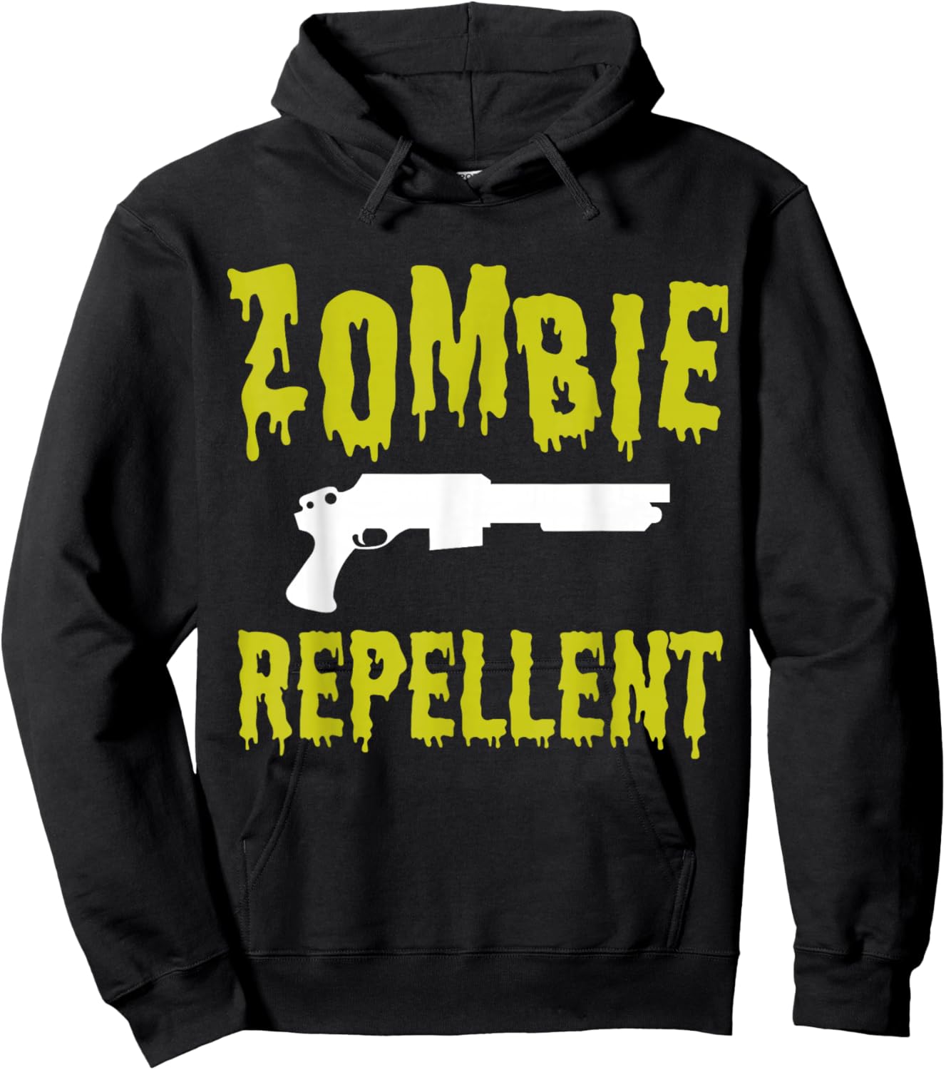 Zombie Repellent Halloween Funny Zombie Gamer Hoodie - Hoodie | Black
