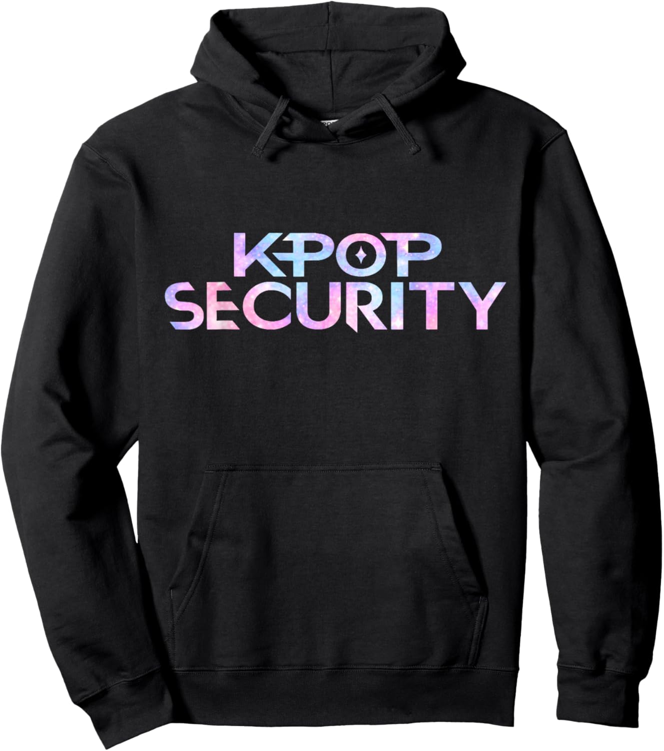 K-Pop Security Mom Dad Kids Funny Birthday Concert Staff Hoodie - Hoodie | Black