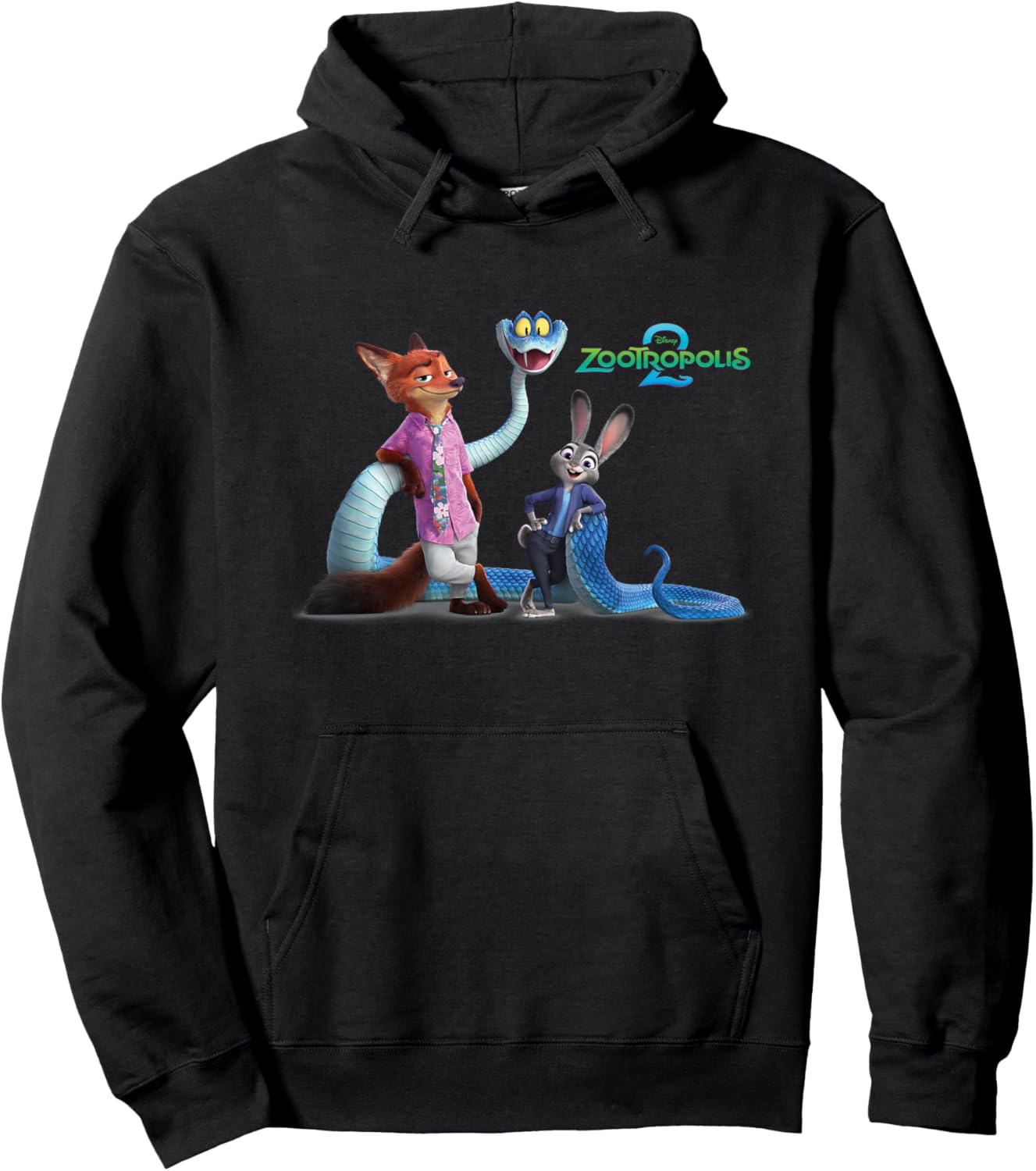 Zoomania Characters Hoodie - Hoodie | Black