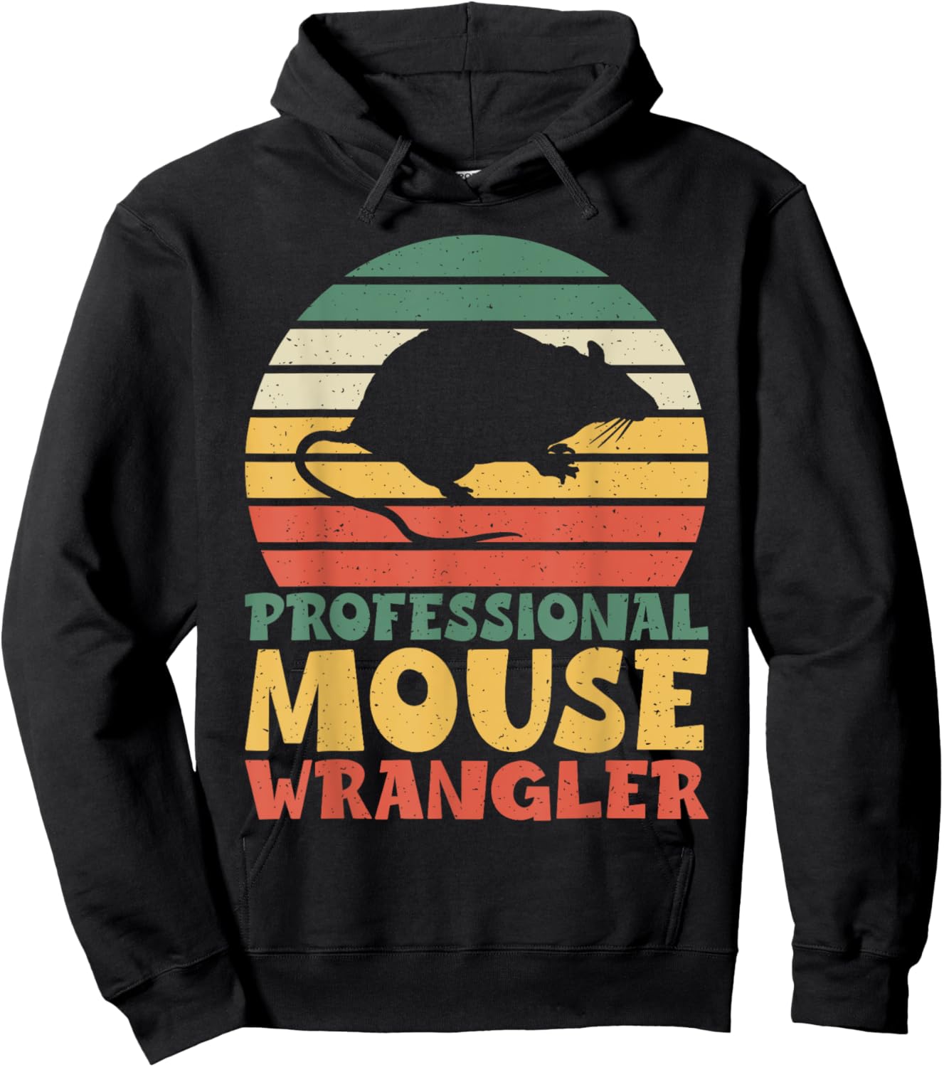 Professional Mouse Wrangler Mouse Hoodie - Hoodie | Black
