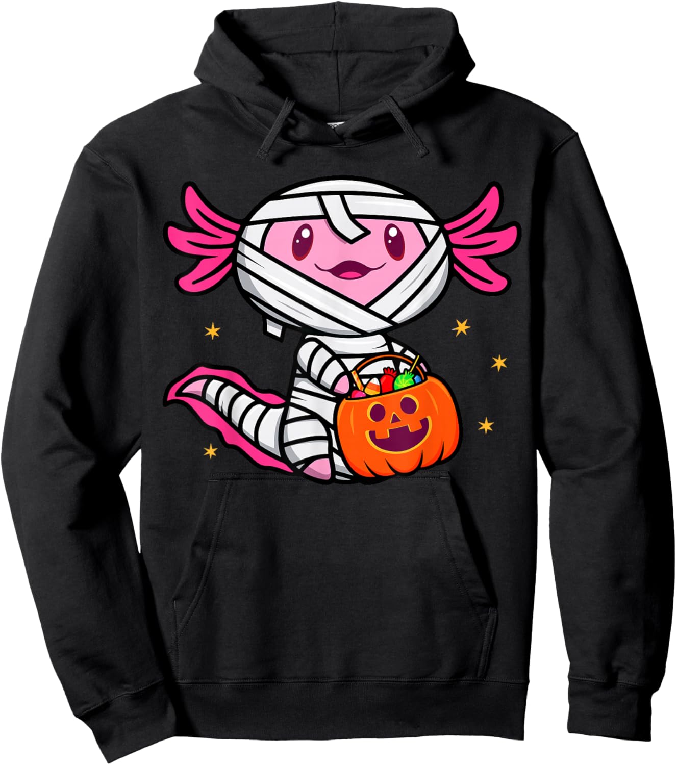 Cute Axolotl Halloween Costume Toddler Kids Boys & Girls Hoodie - Hoodie | Black