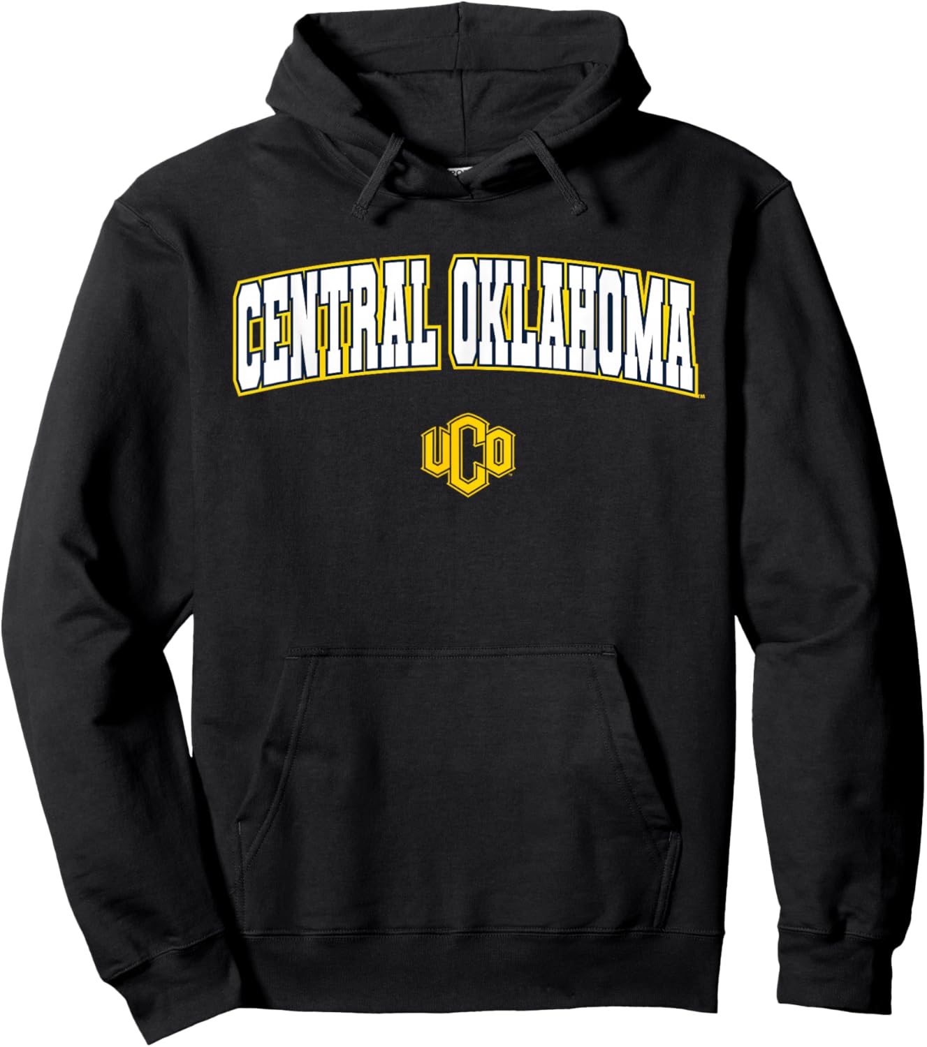 University of Central Oklahoma Bronchos Arch Logo Hoodie - Hoodie | Black