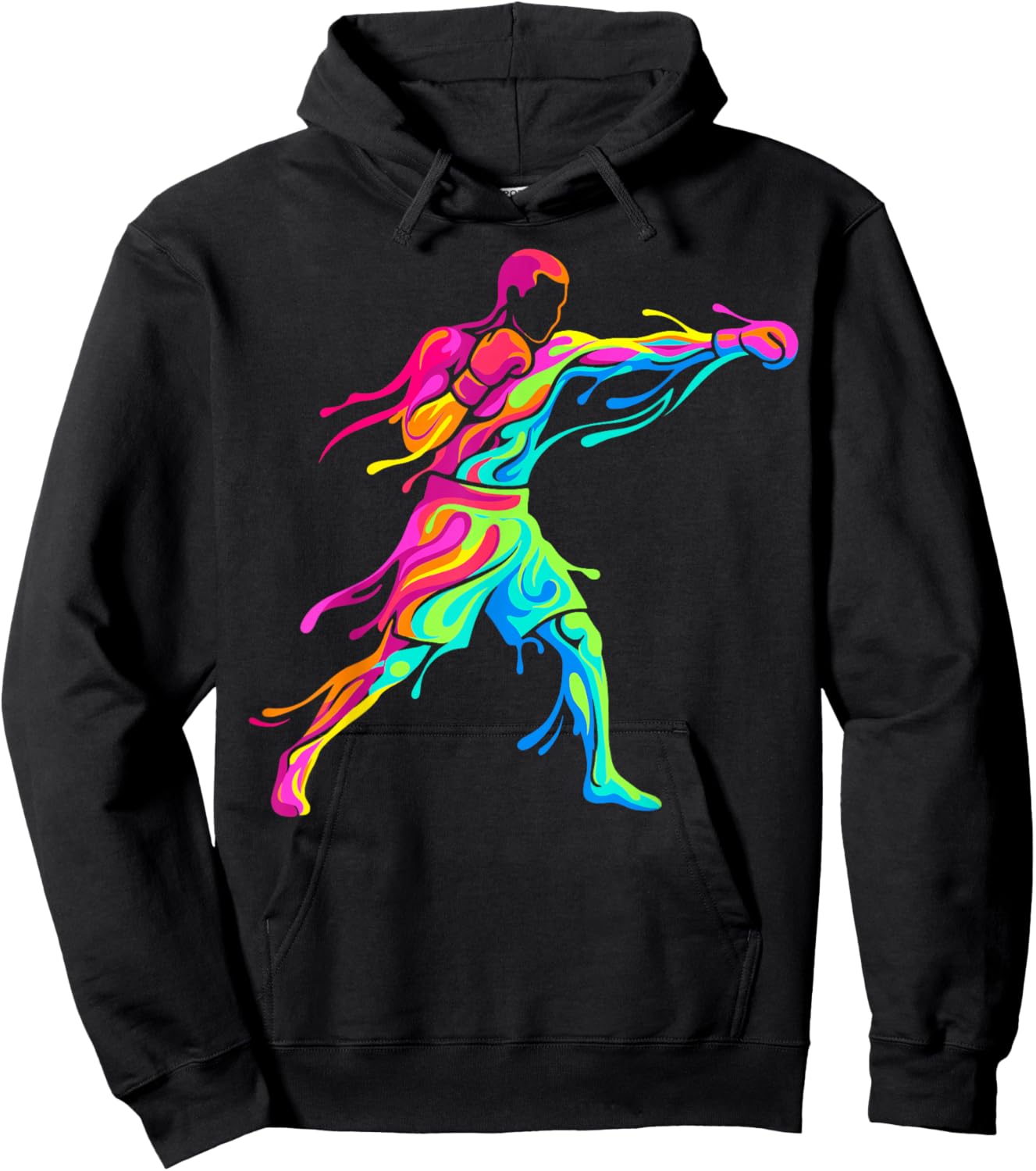 Men's Boxer Player Boxing Hoodie - Hoodie | Black