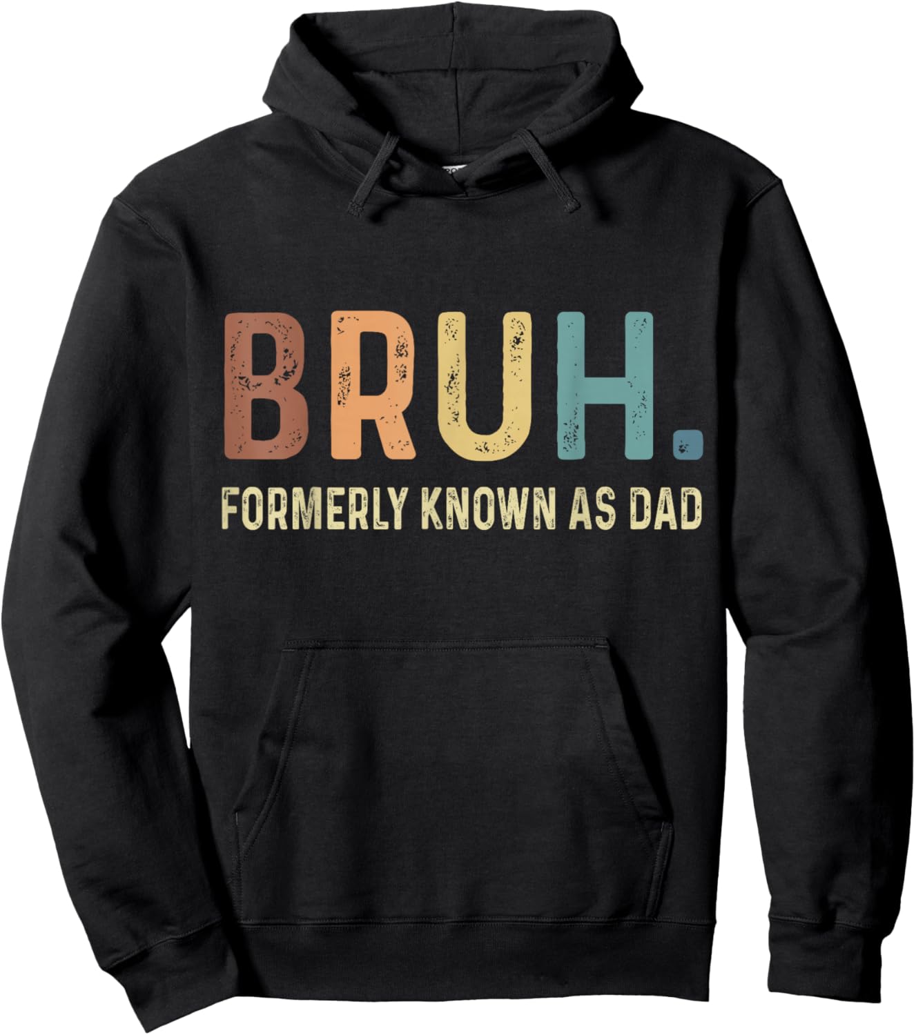 Bruh Formerly Known as Dad Hoodie - Hoodie | Black