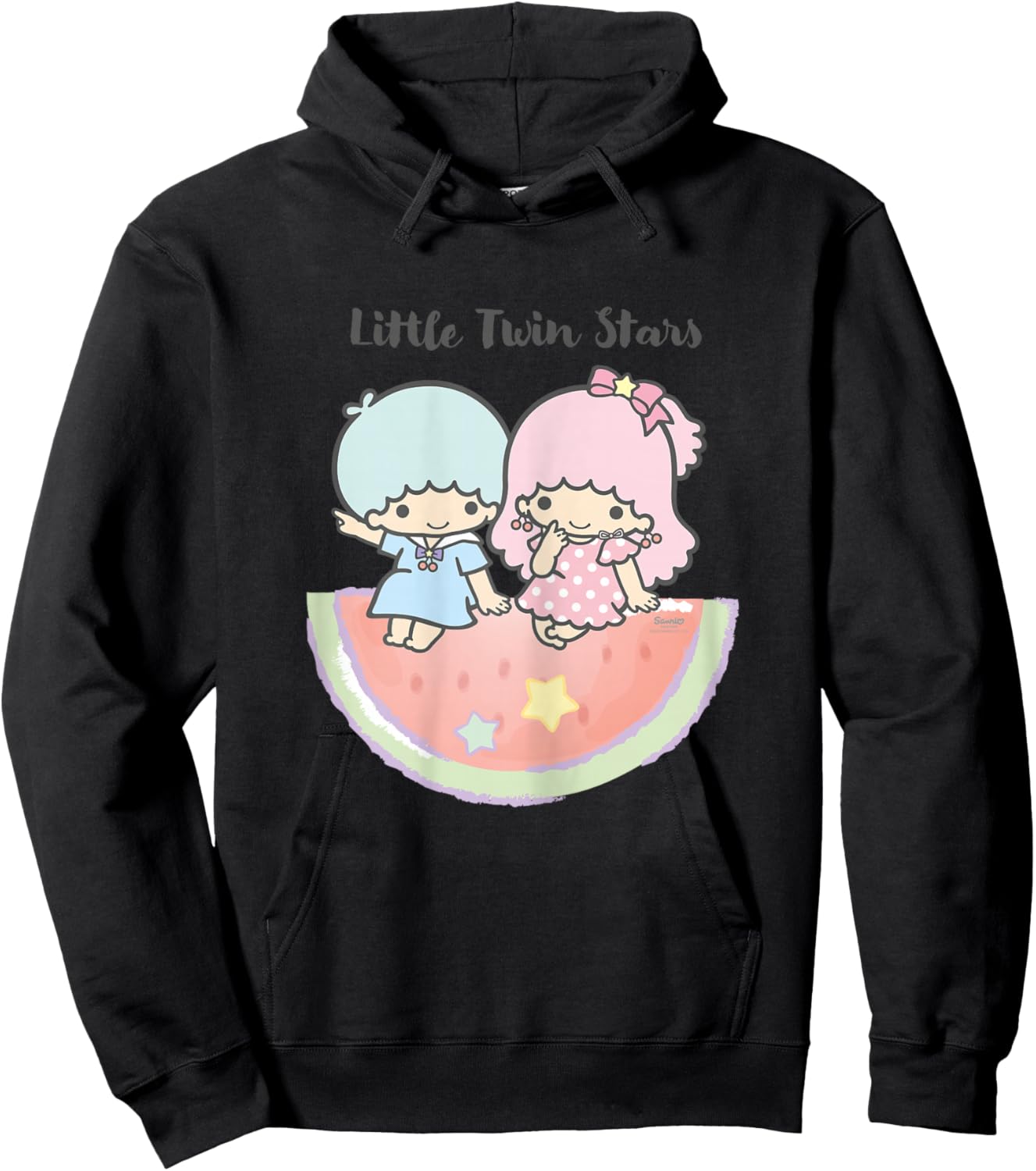 Hello Kitty - Little Twin Stars Character Hoodie - Hoodie | Black