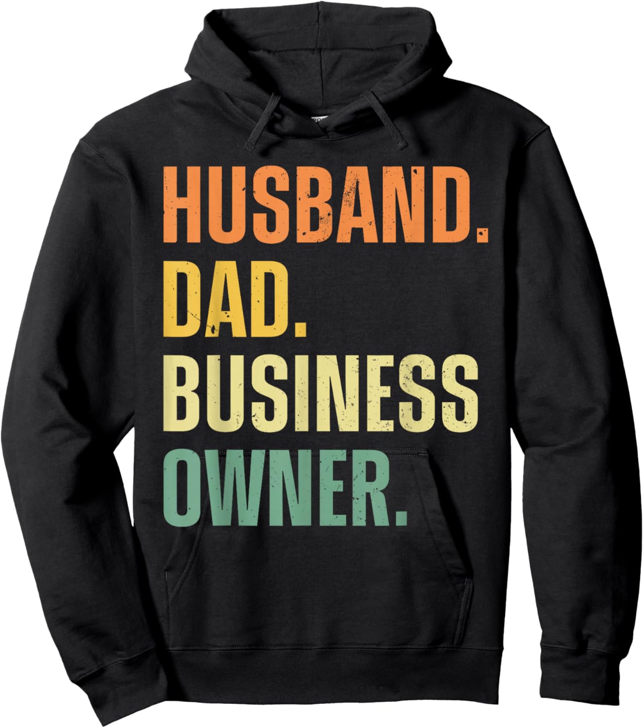 Best Business Owner Art For Husband Dad Small Business Owner Hoodie - Hoodie | Black