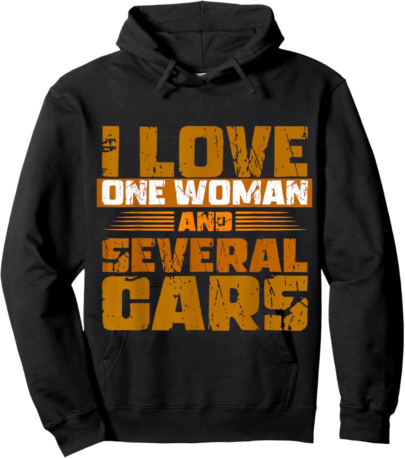 I Love One Woman: Mechanic's Passion One Woman, Many Cars Hoodie - Hoodie | Black