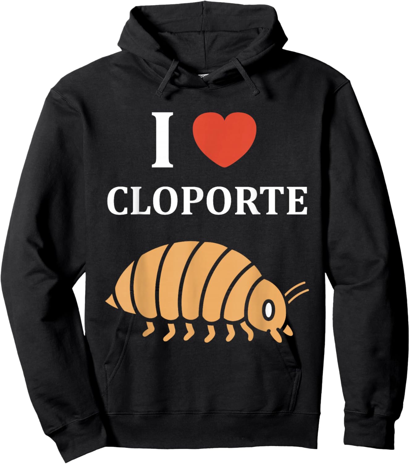 Humour Woodlice Insect Cute i Love Woodlice Hoodie - Hoodie | Black