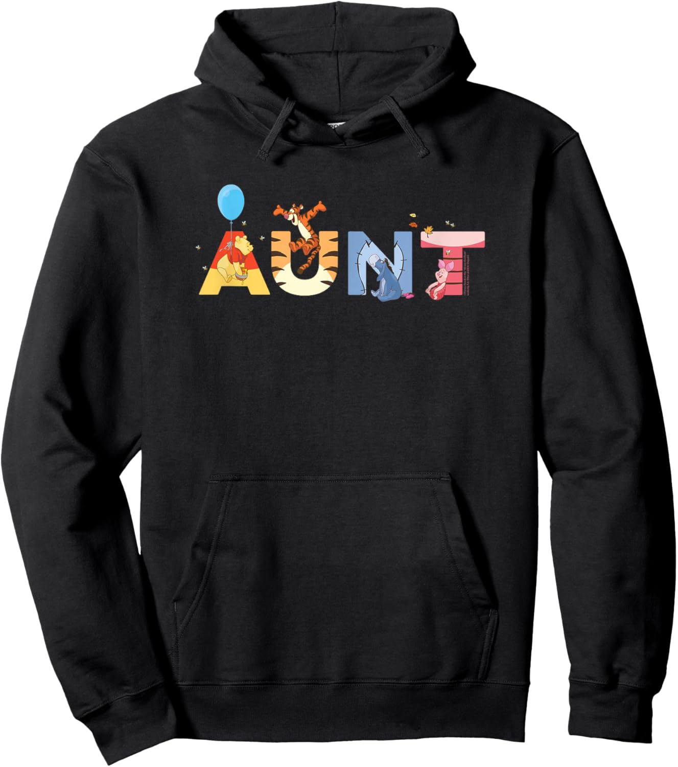 Disney Winnie The Pooh & Friends Aunt Family Disney Trip Hoodie - Hoodie | Black
