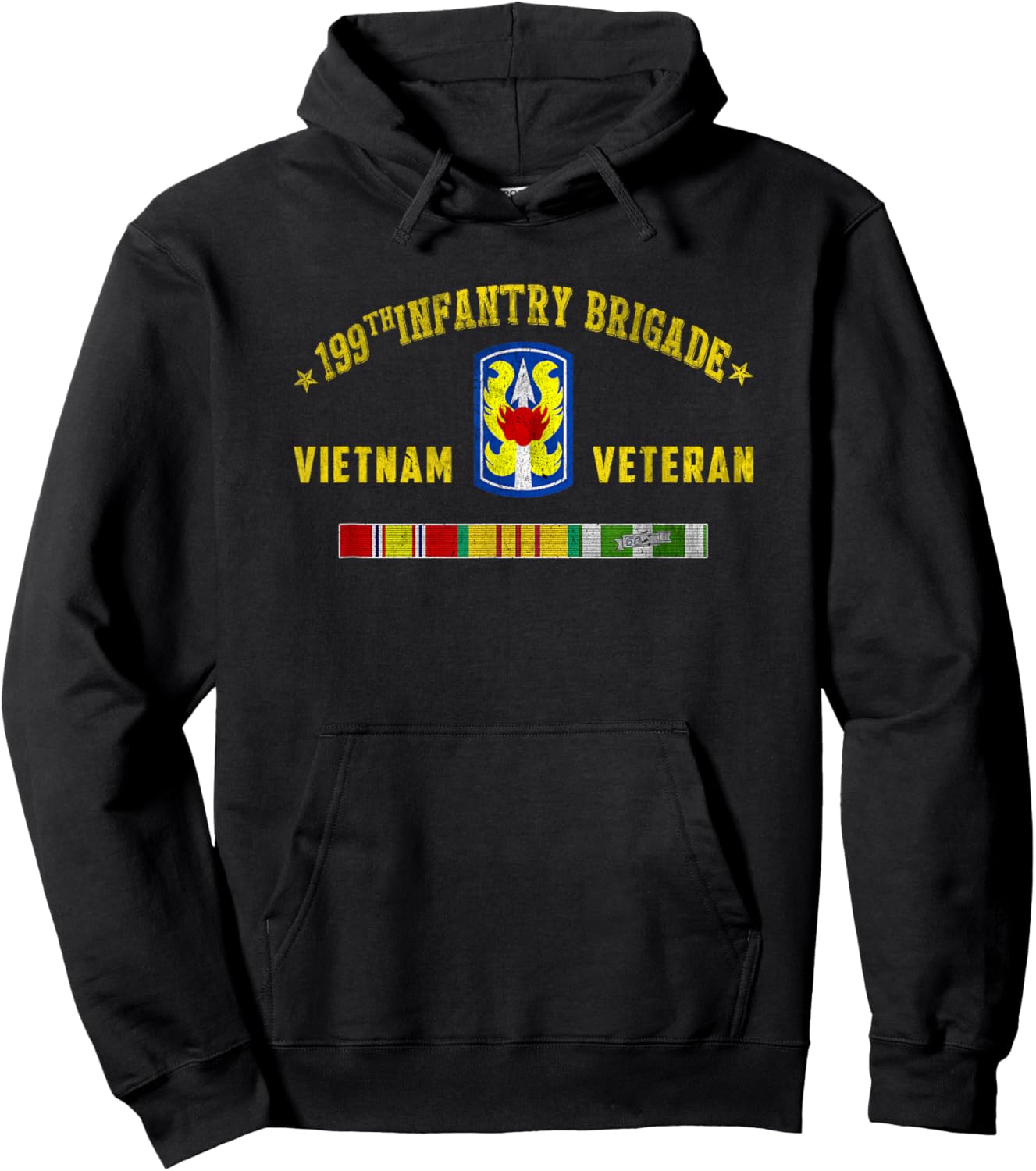 199th Infantry Brigade Vietnam Veteran Military Christmas Hoodie - Hoodie | Black