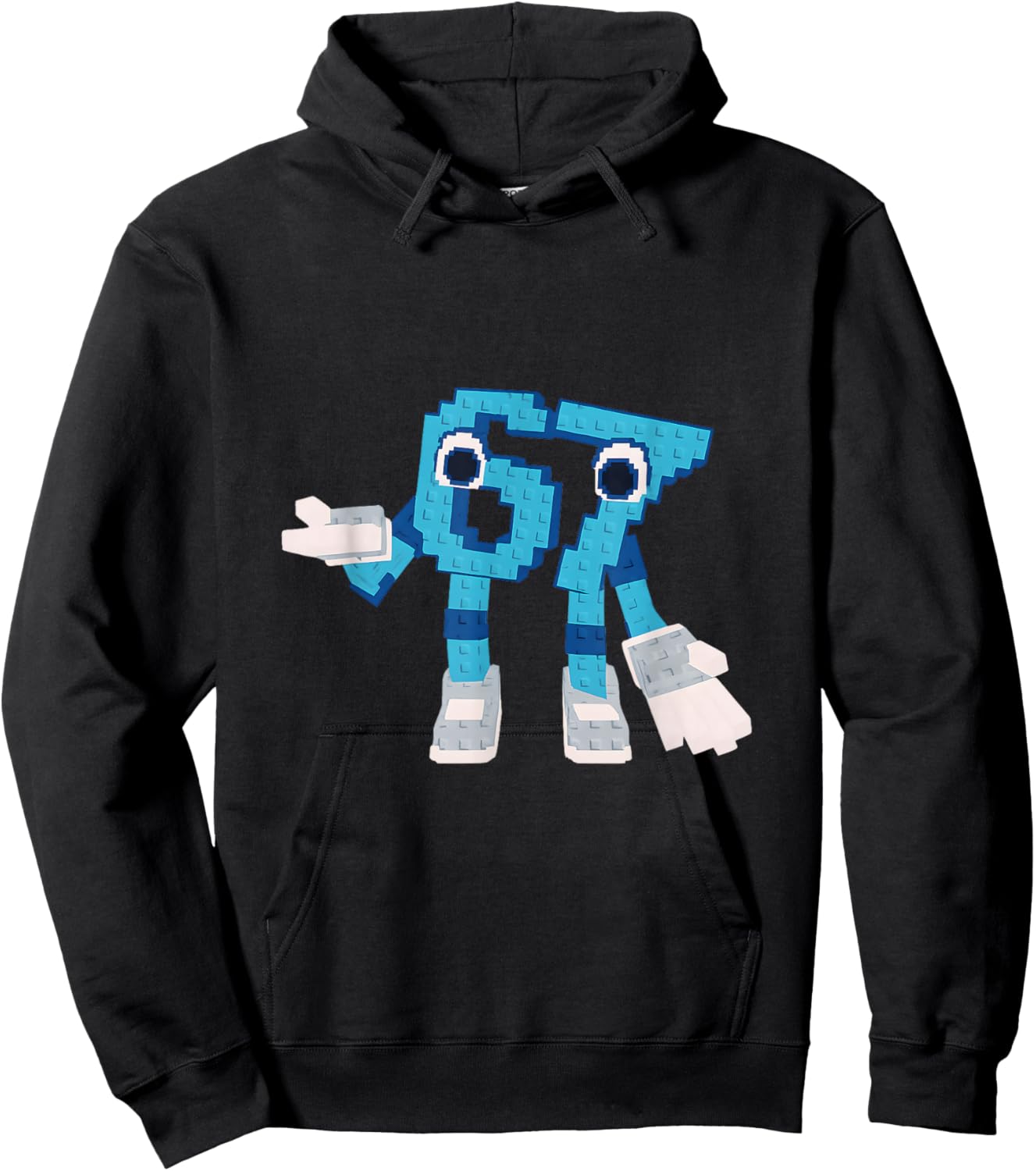 67 Secret Brainrot Italian Steal Six Seven video game Hoodie - Hoodie | Black