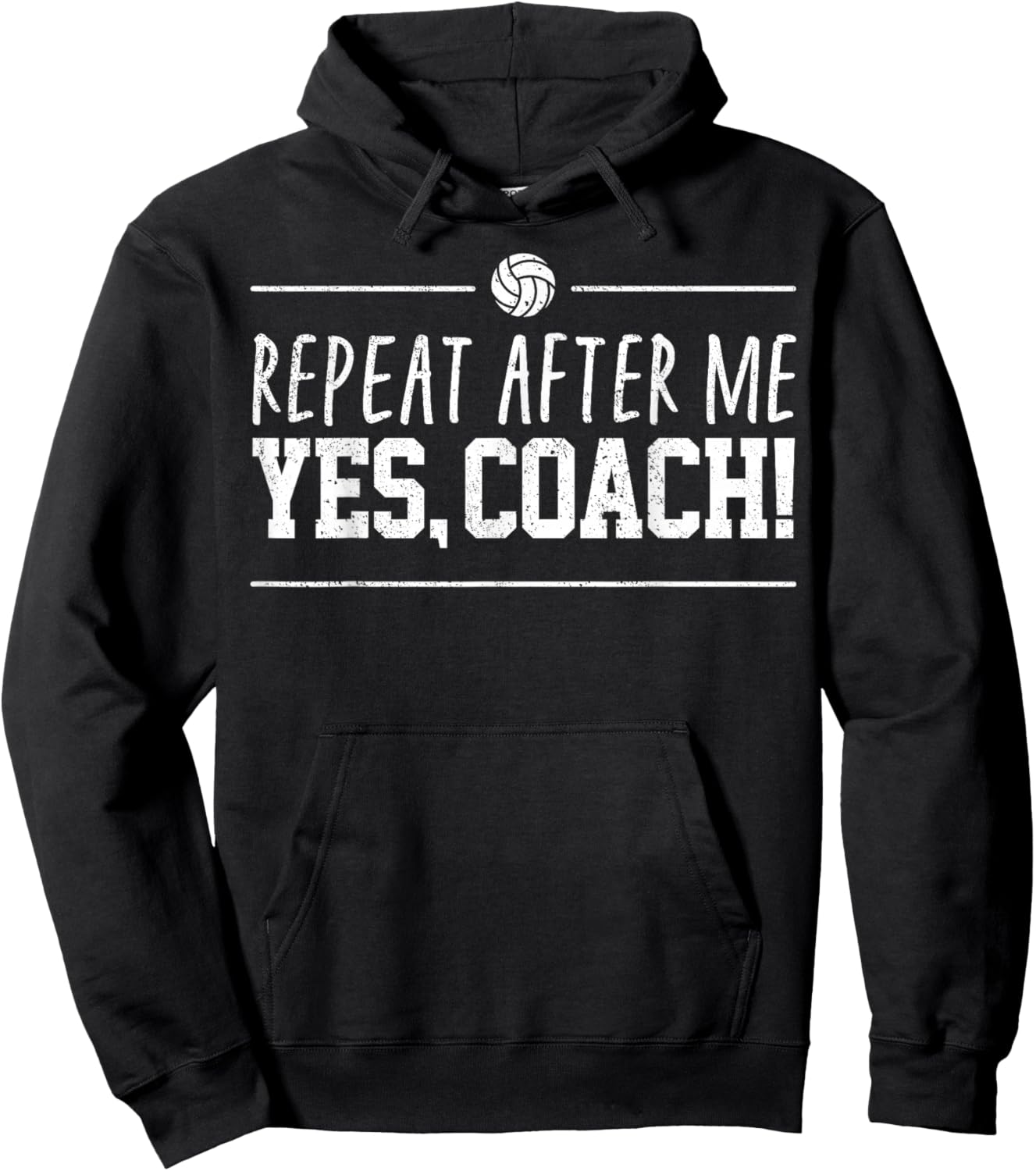 Volleyball Coach Volleyball Trainer - Volleyball Hoodie - Hoodie | Black