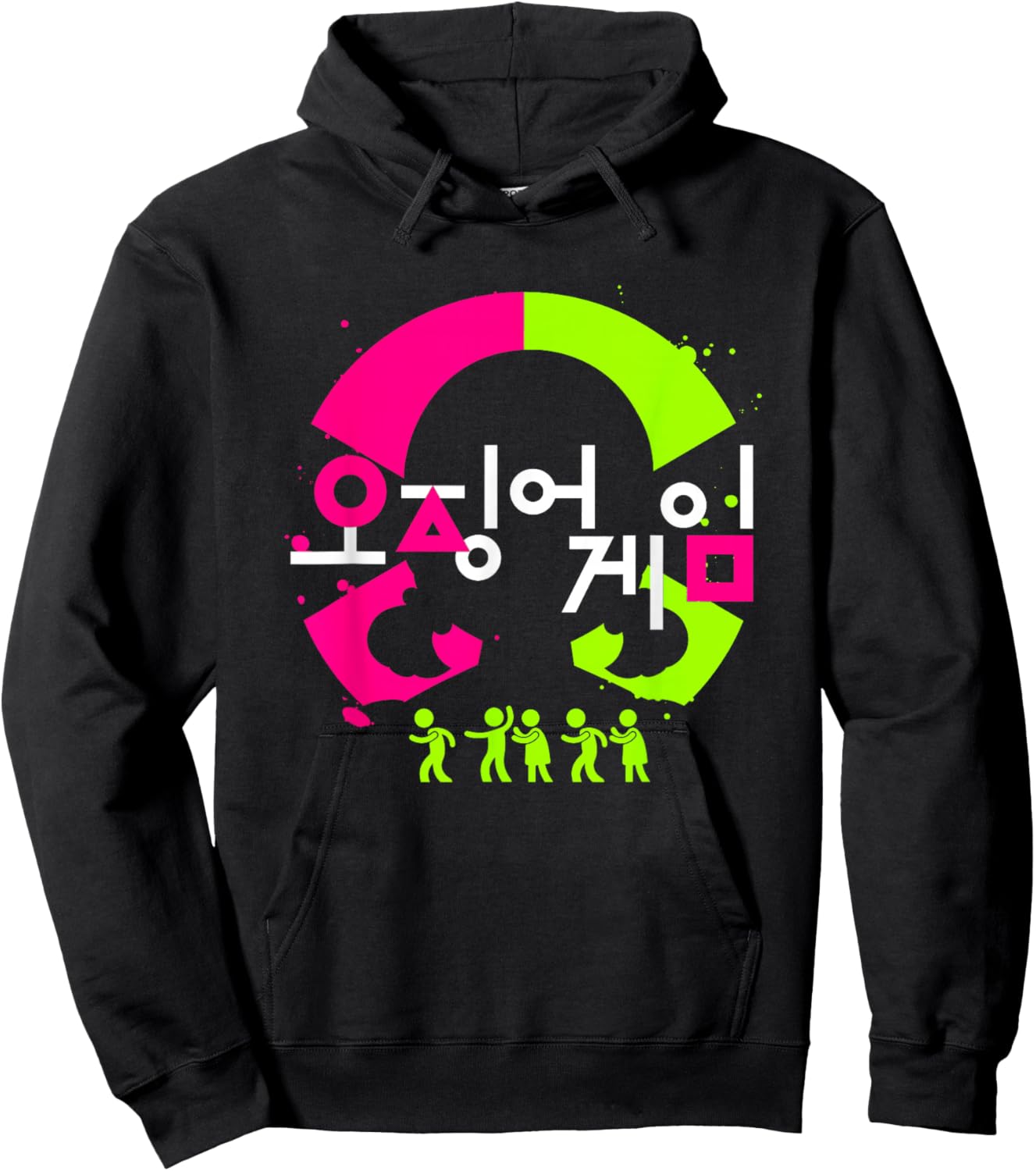 Squid Game Halloween Red Light Green Light Haunting Doll Hoodie - Hoodie | Black