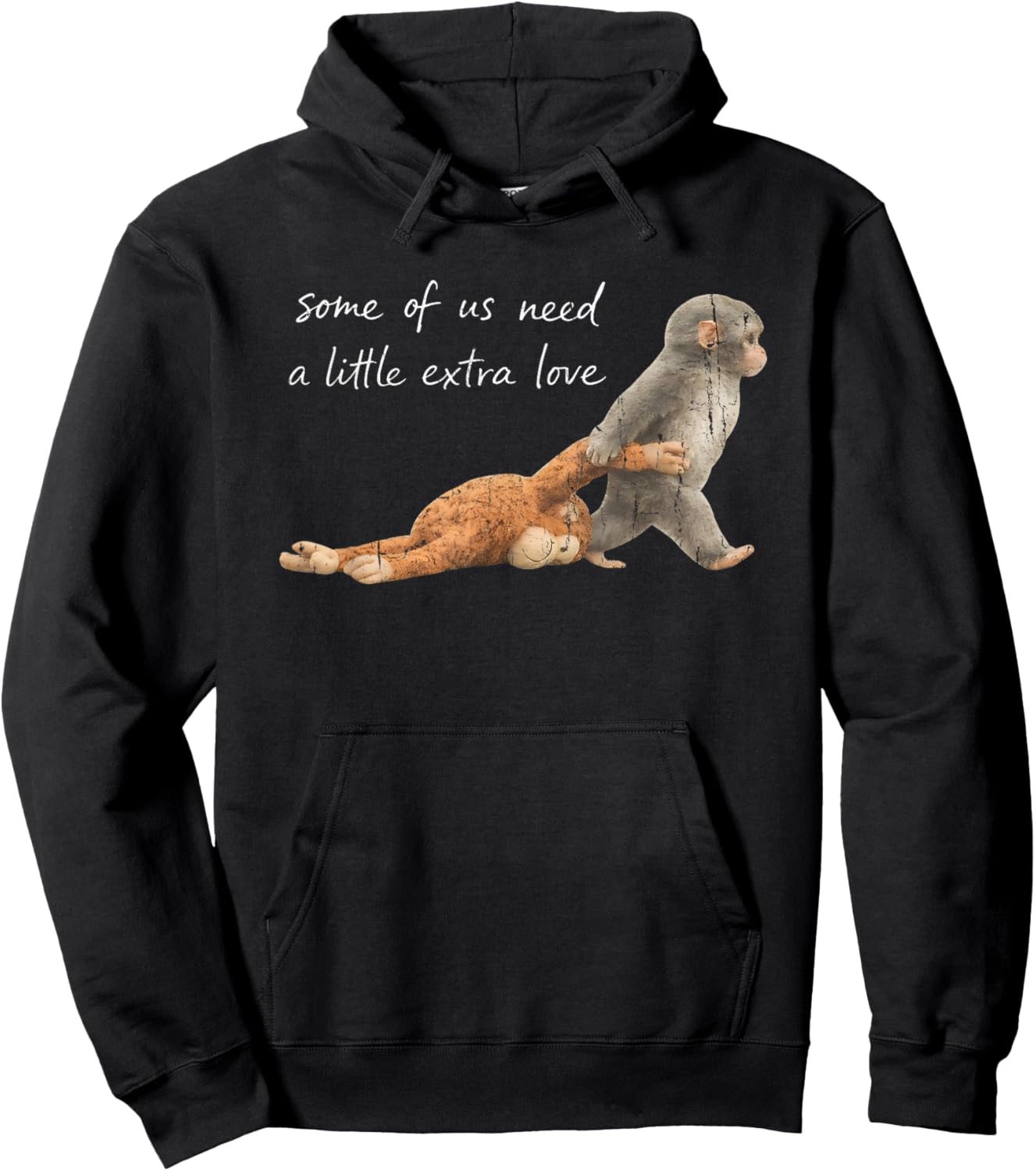 Some of Us Need A Little Extra Love Hoodie - Hoodie | Black
