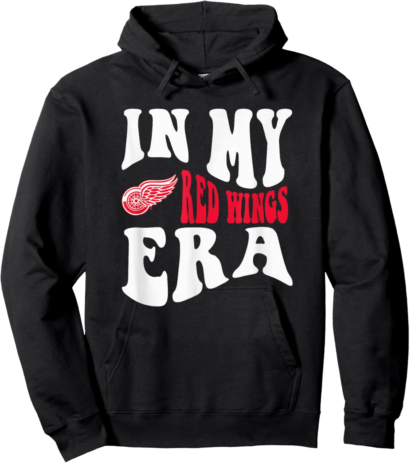 Detroit Red Wings Era Officially Licensed Hoodie - Hoodie | Black