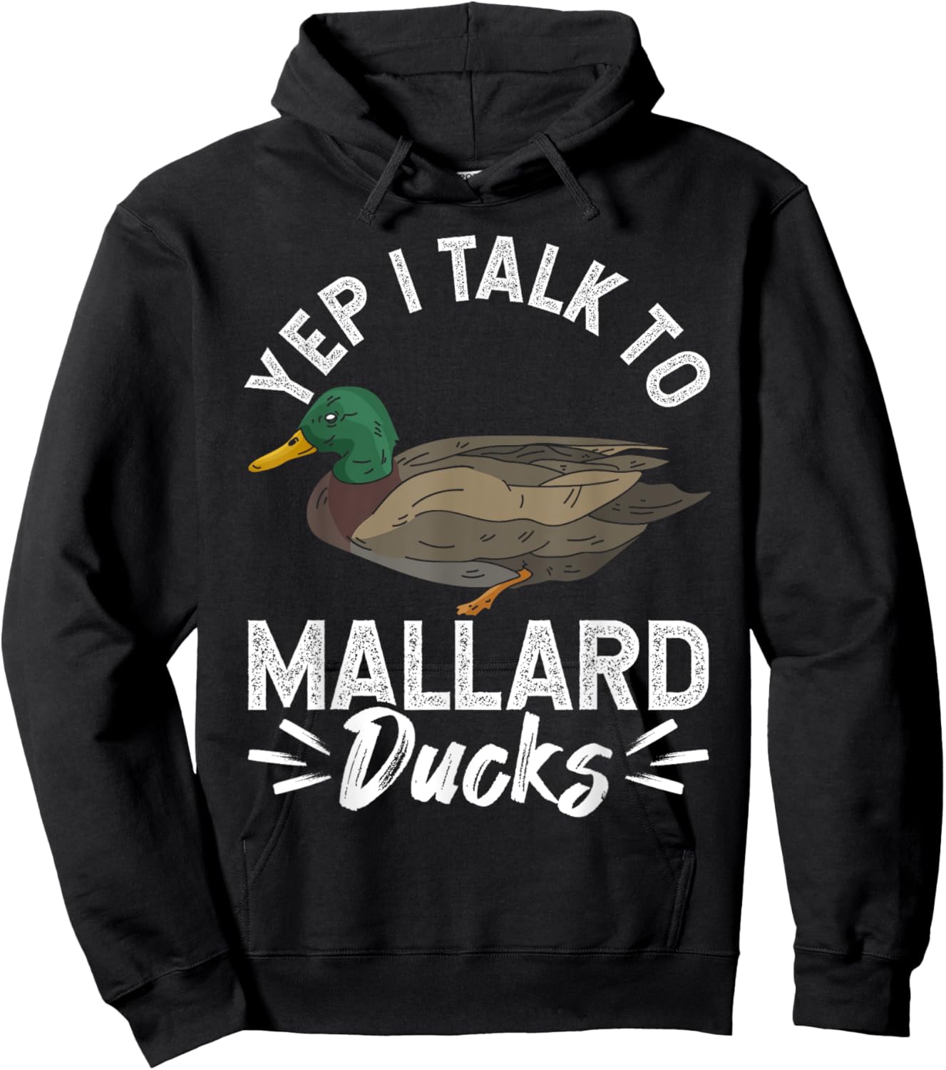 Duck Hunting - Flying Mallards Duck - Hunting Hoodie - Hoodie | Black