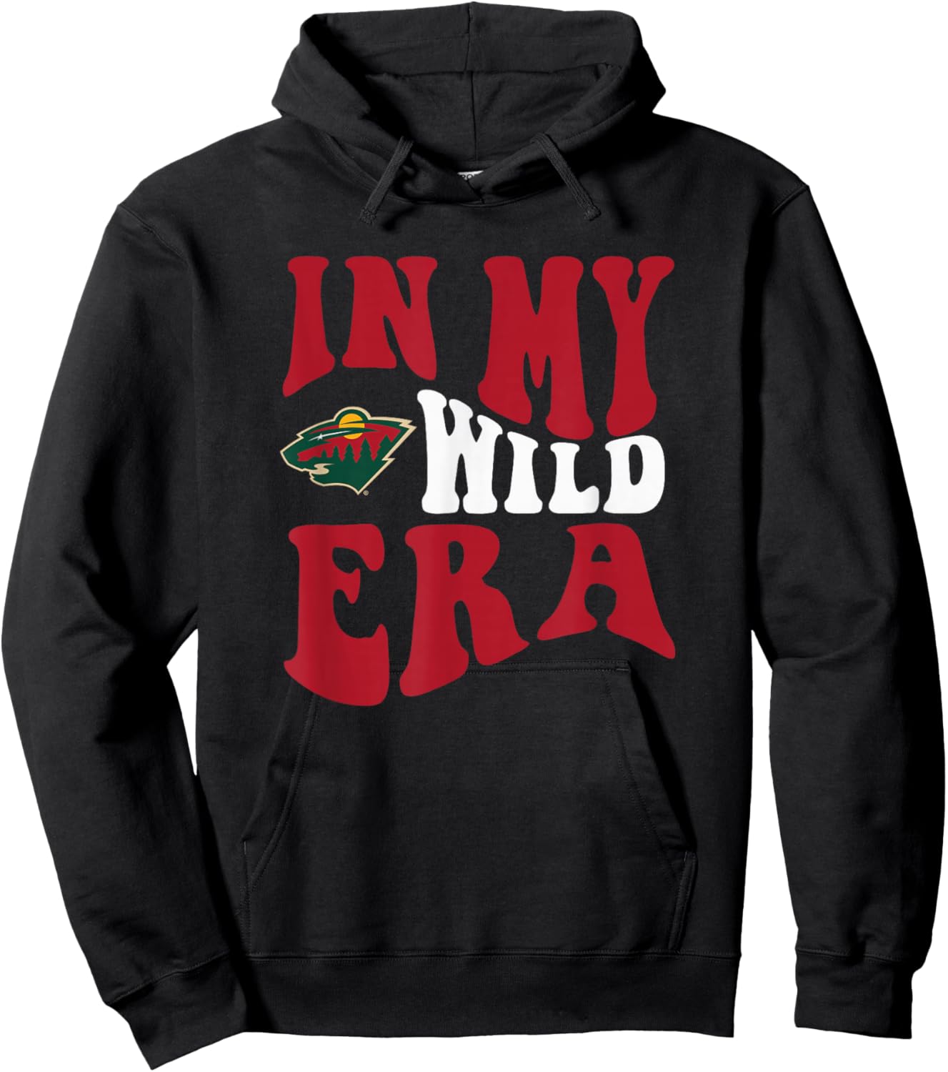 Minnesota Wild Era Officially Licensed Hoodie - Hoodie | Black