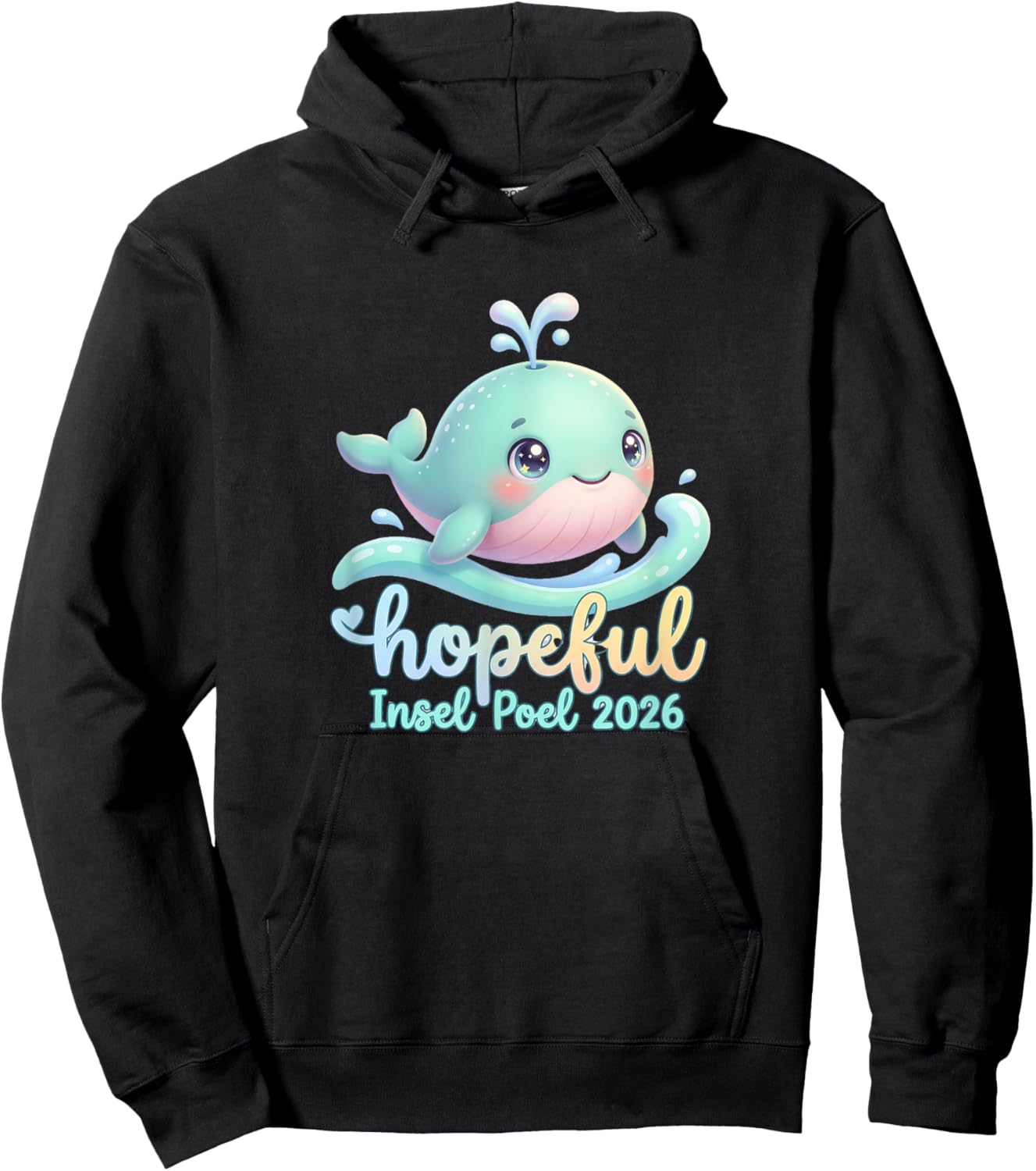 Hope Buckelwal Wal Timmy, Insel Poel 2026 Rettung Hoodie - Hoodie | Black