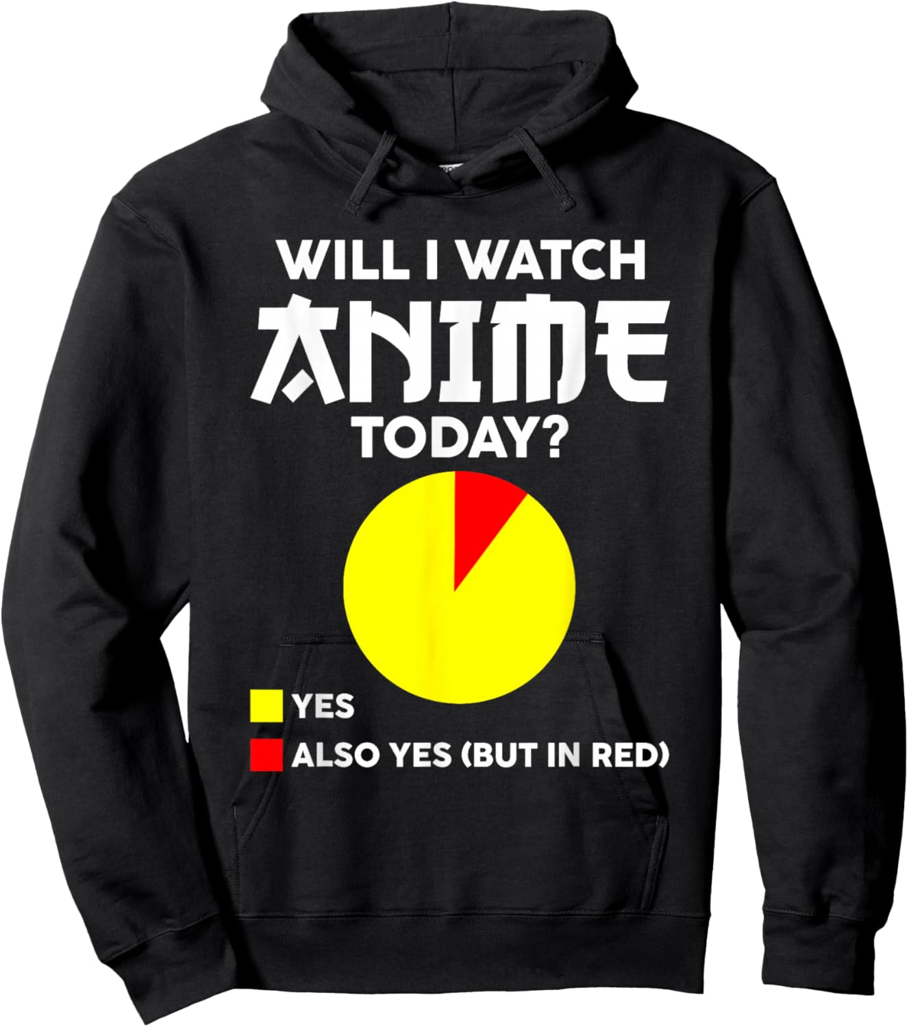 Will I Watch Anime Today Japan Kawaii Manga Otaku Anime Hoodie - Hoodie | Black