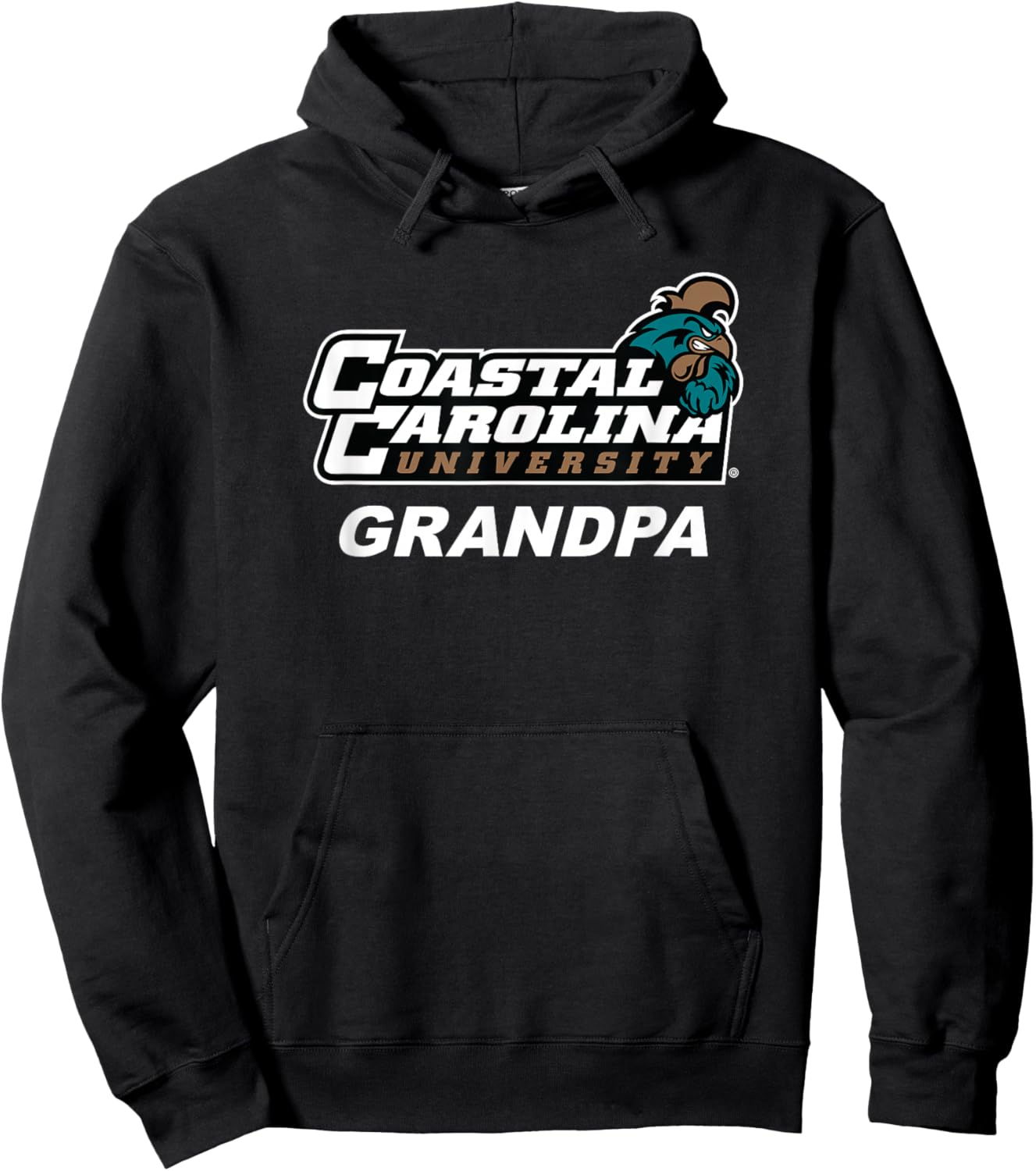 Coastal Carolina University CCU Grandpa Hoodie - Hoodie | Black
