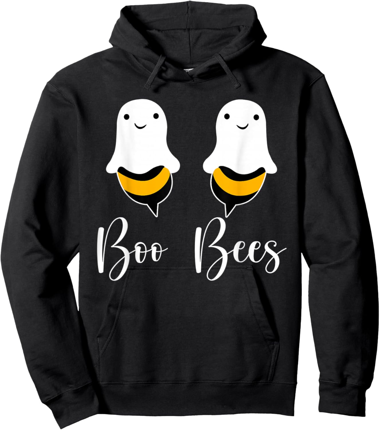 Boo Bees Funny Couples Halloween Costume for Adult Her Women Hoodie - Hoodie | Black