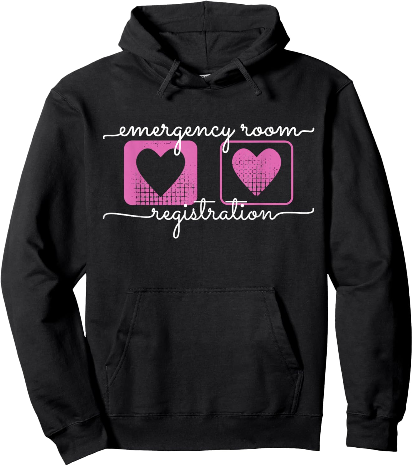Emergency Room Registration Patient ER Registrar Nursing Hoodie - Hoodie | Black