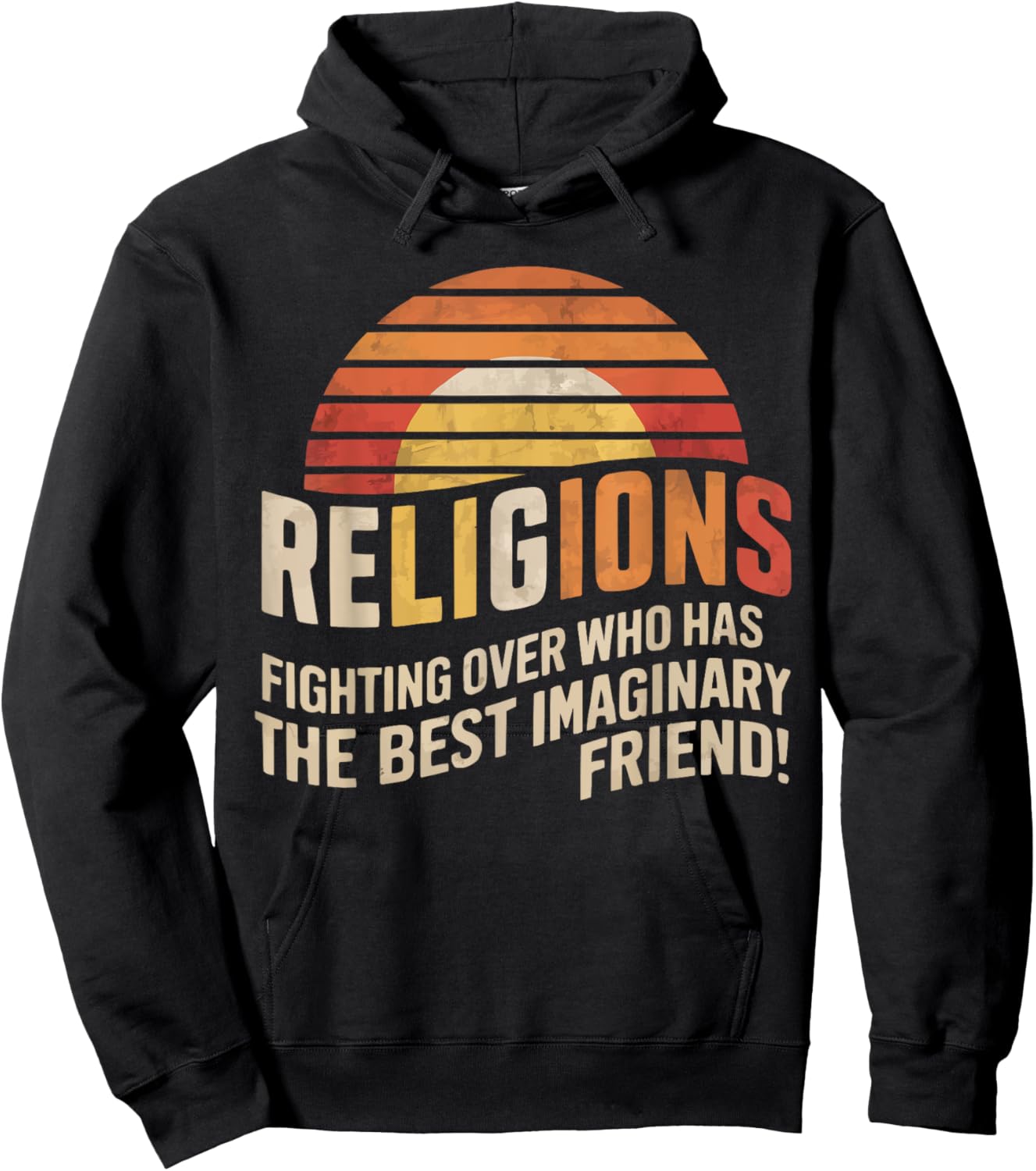 Atheism Anti-Religion Agnostic Freethinker Atheist Hoodie - Hoodie | Black